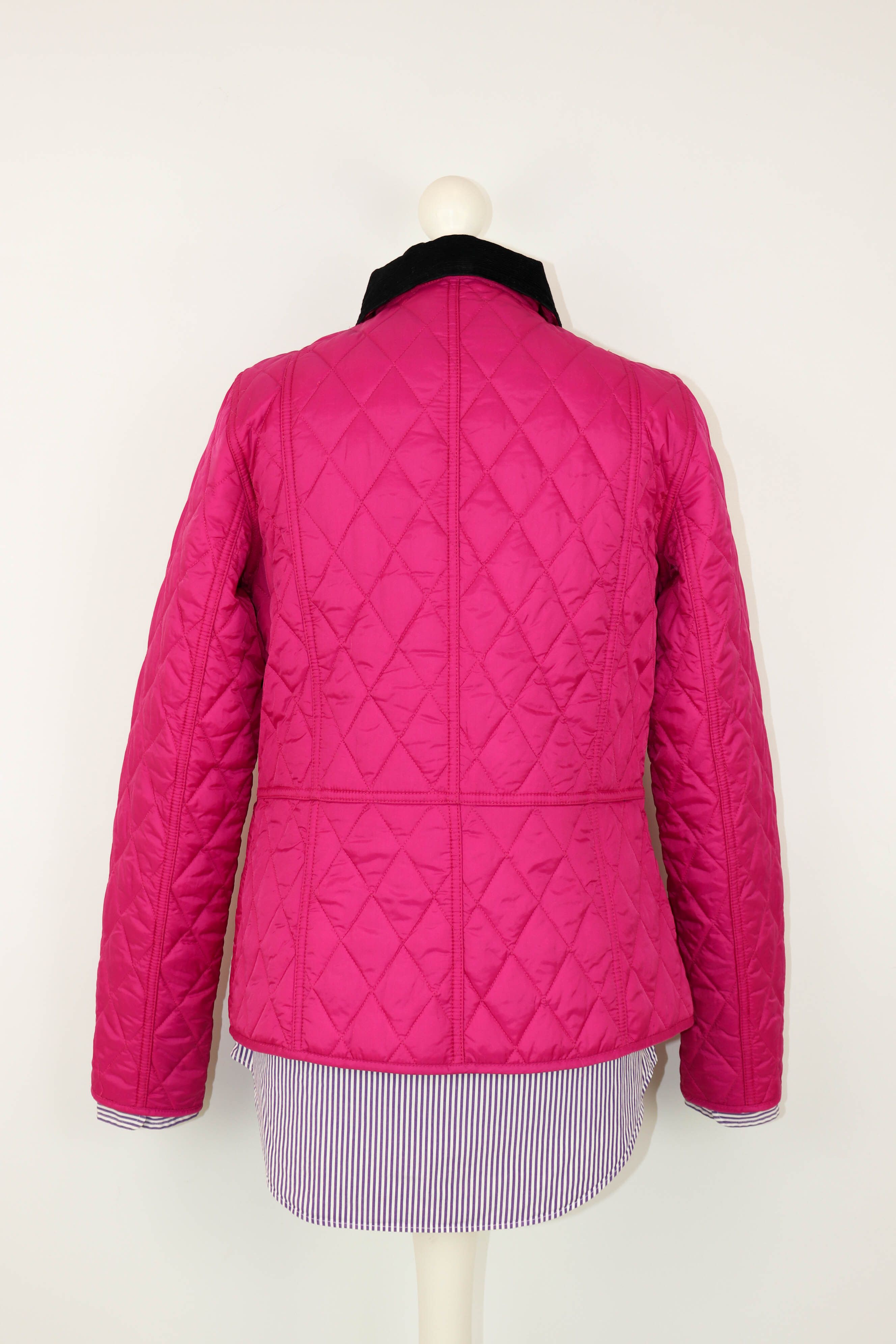 Barbour Barbour Women’s Fuxia Pink Summer Liddesdale Quilted Jacket Size M / US 6-8 / IT 42-44 - 2 Thumbnail
