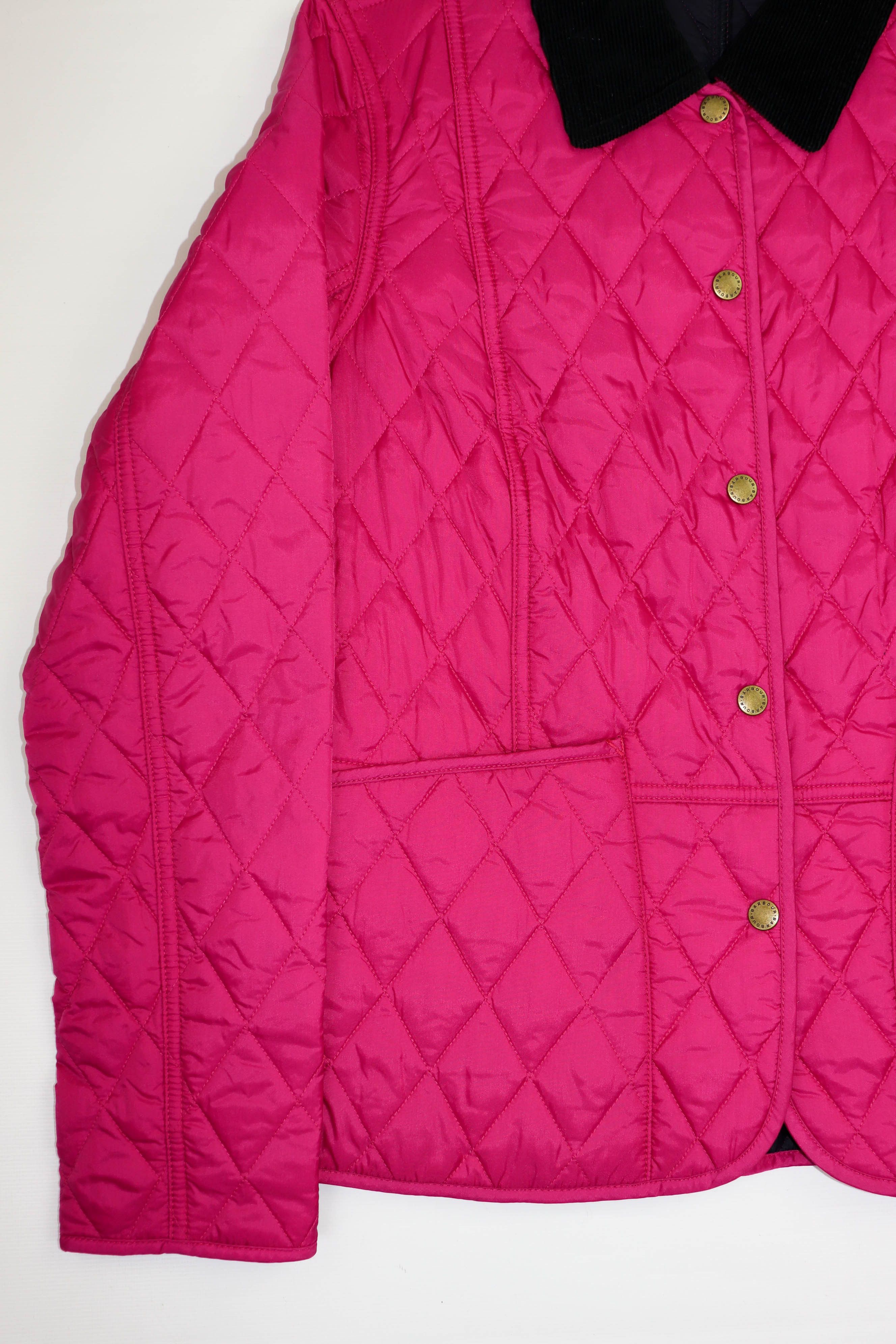 Barbour Barbour Women’s Fuxia Pink Summer Liddesdale Quilted Jacket Size M / US 6-8 / IT 42-44 - 5 Thumbnail