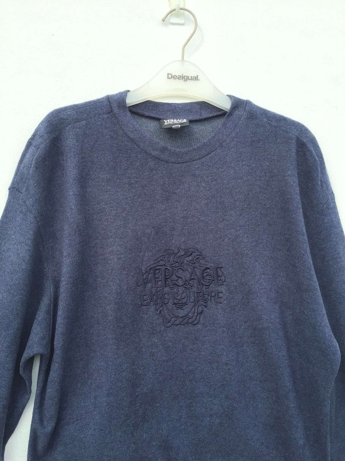 Versace VINTAGE ARCIVAL ICONIC VERSACE MEDUSA LOGO SWEATERS Size US L / EU 52-54 / 3 - 2 Thumbnail