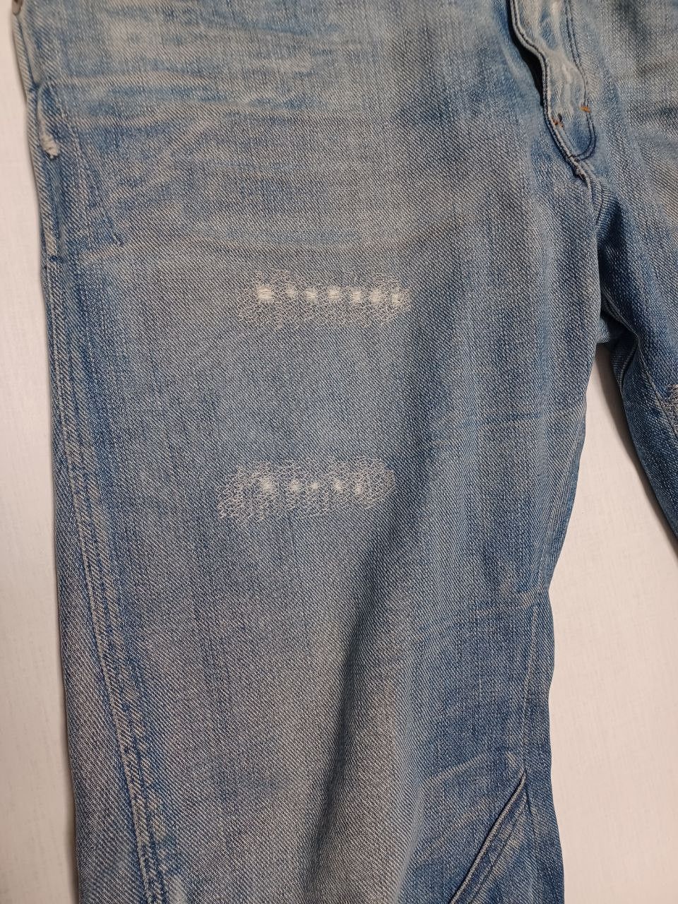 G-Star G-star raw distressed jeans denim w 33 l 32 Size US 33 - 3 Thumbnail