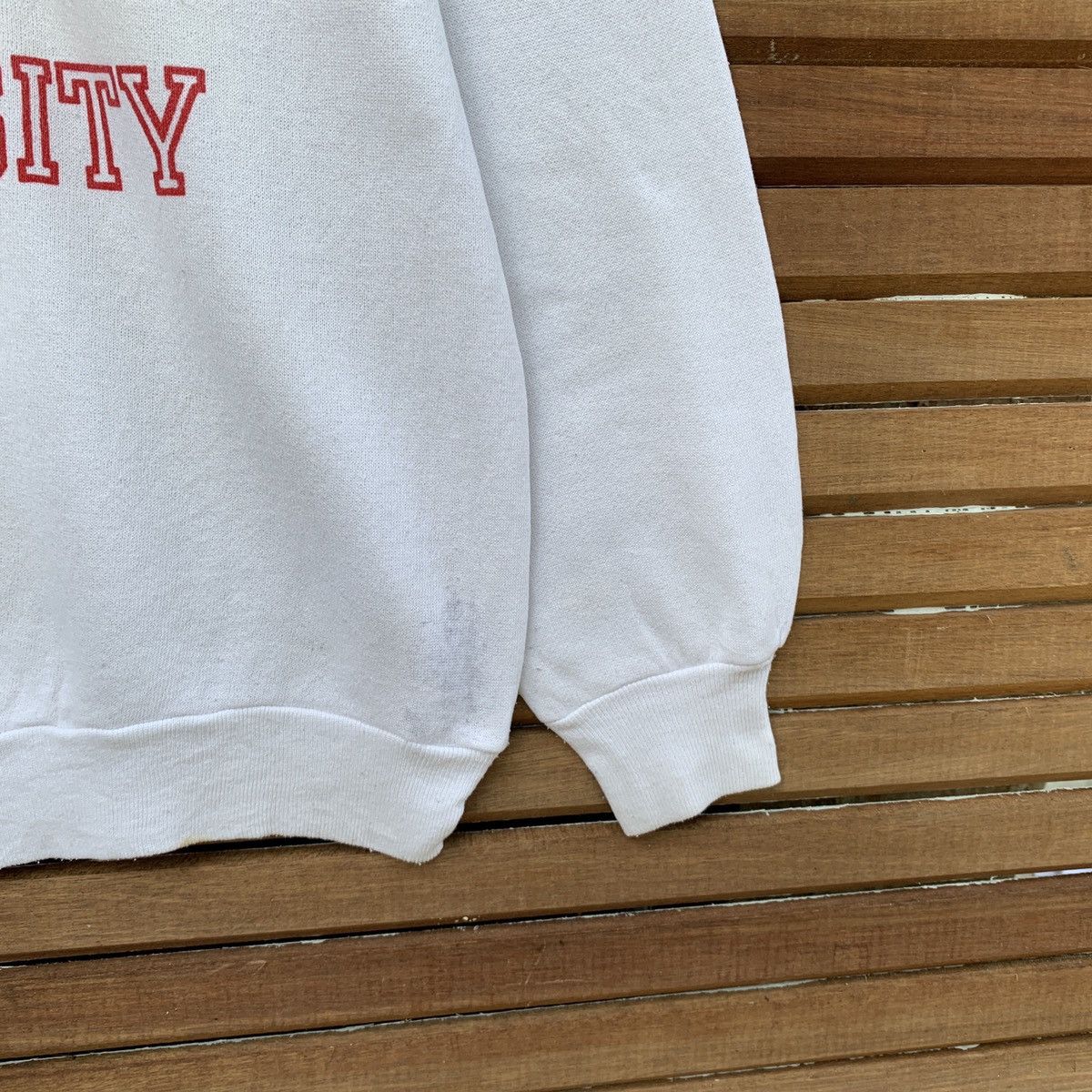 Collegium VINTAGE 1980s INDIANENSIS UNIVERSITATIS SIGILLUM SWEATSHIRT Size US S / EU 44-46 / 1 - 6 Thumbnail