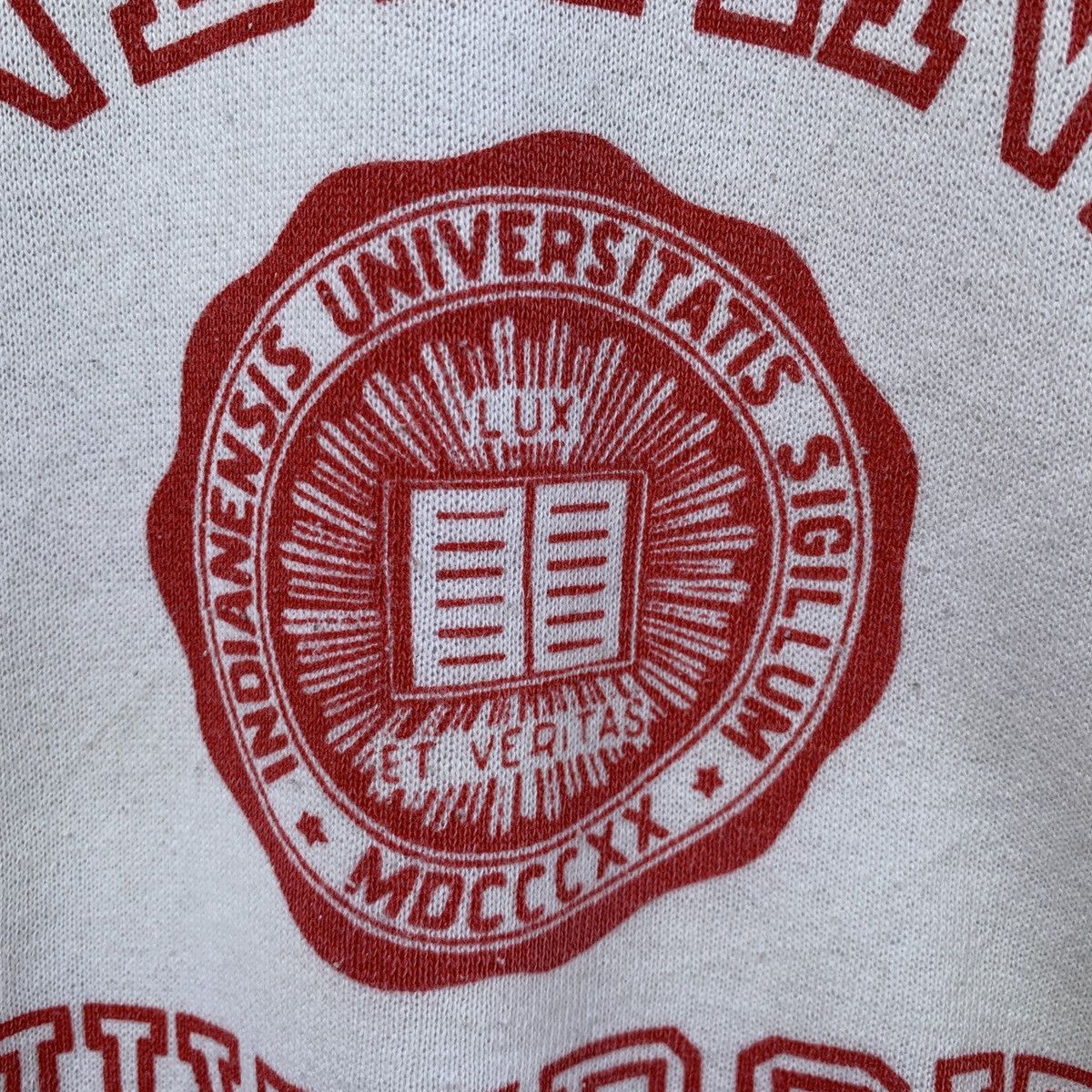 Collegium VINTAGE 1980s INDIANENSIS UNIVERSITATIS SIGILLUM SWEATSHIRT Size US S / EU 44-46 / 1 - 5 Thumbnail