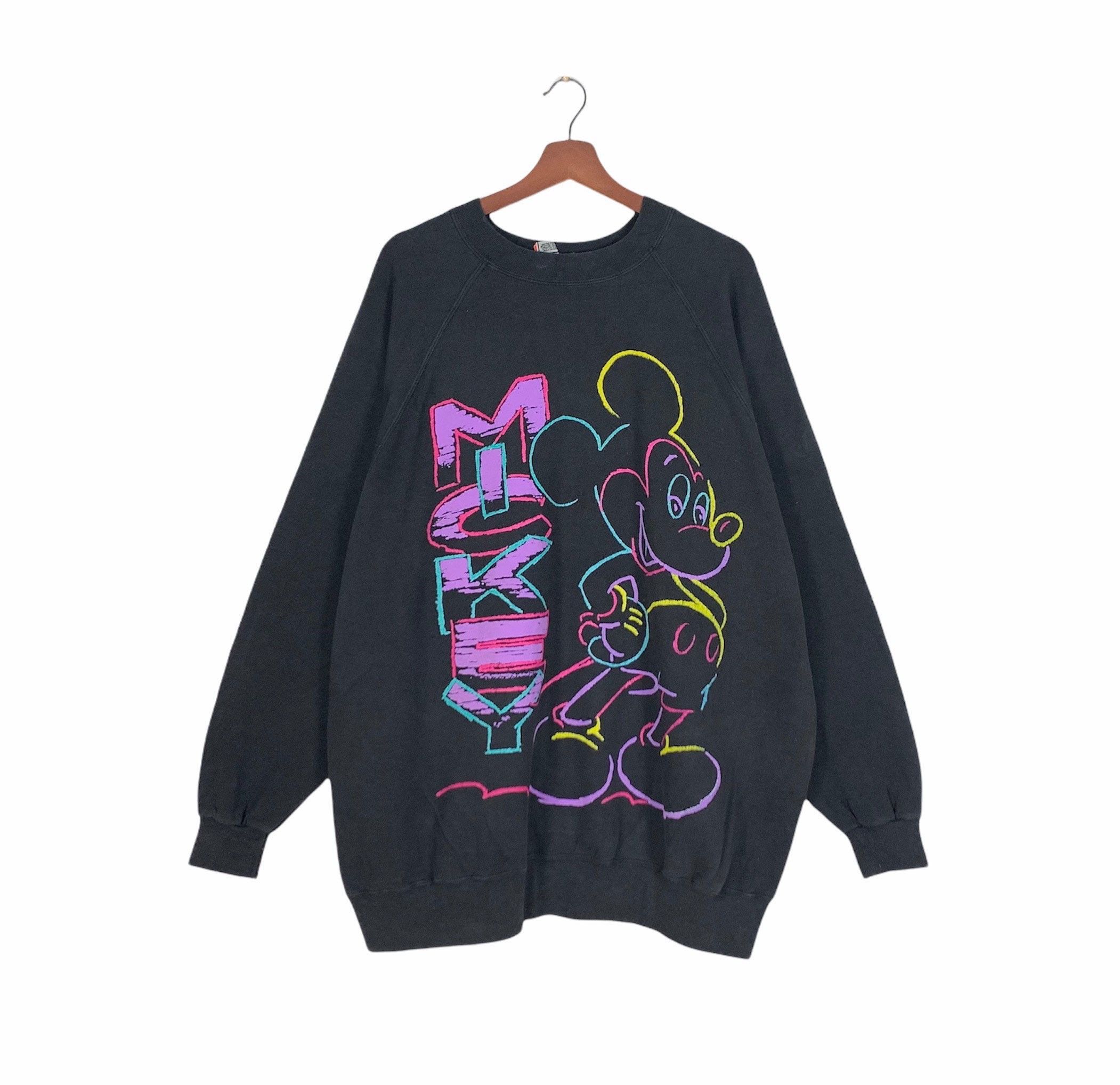 Disney Vintage 90s Mickey Mouse Disney Rainbow Crewneck Oversized Size US XXL / EU 58 / 5 - 2 Thumbnail