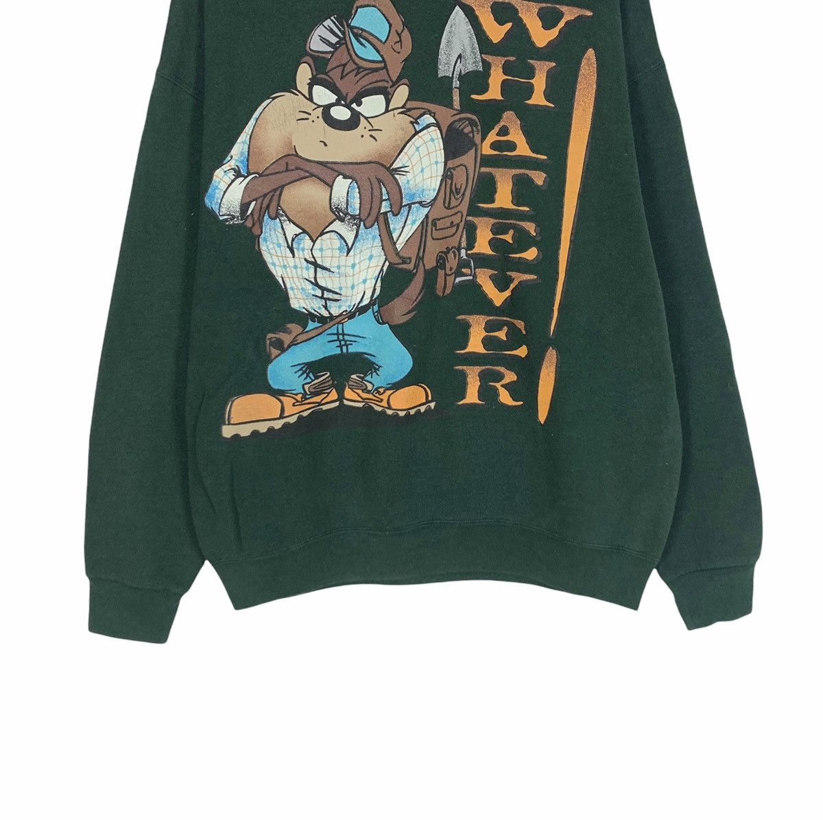 Cartoon Network Vintage 90s Taz Mania Warner Bros Crewneck Big Logo Size US XL / EU 56 / 4 - 6 Thumbnail