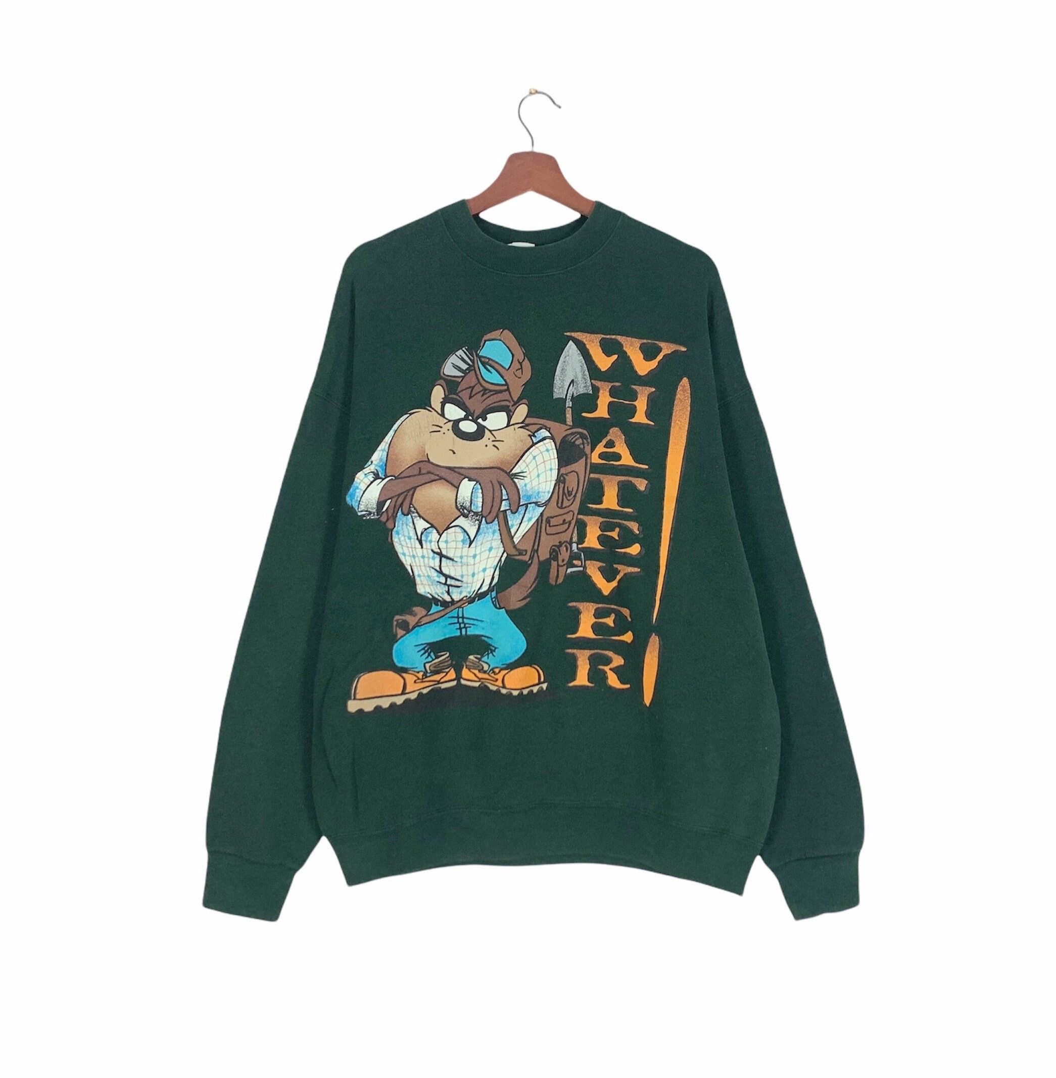 Cartoon Network Vintage 90s Taz Mania Warner Bros Crewneck Big Logo Size US XL / EU 56 / 4 - 1 Thumbnail