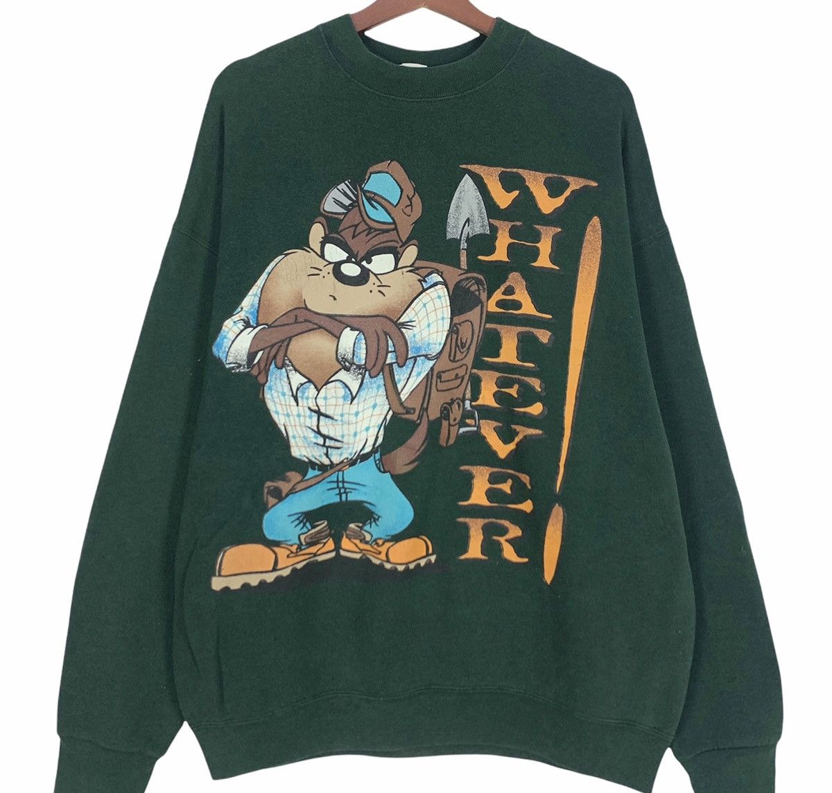 Cartoon Network Vintage 90s Taz Mania Warner Bros Crewneck Big Logo Size US XL / EU 56 / 4 - 5 Thumbnail