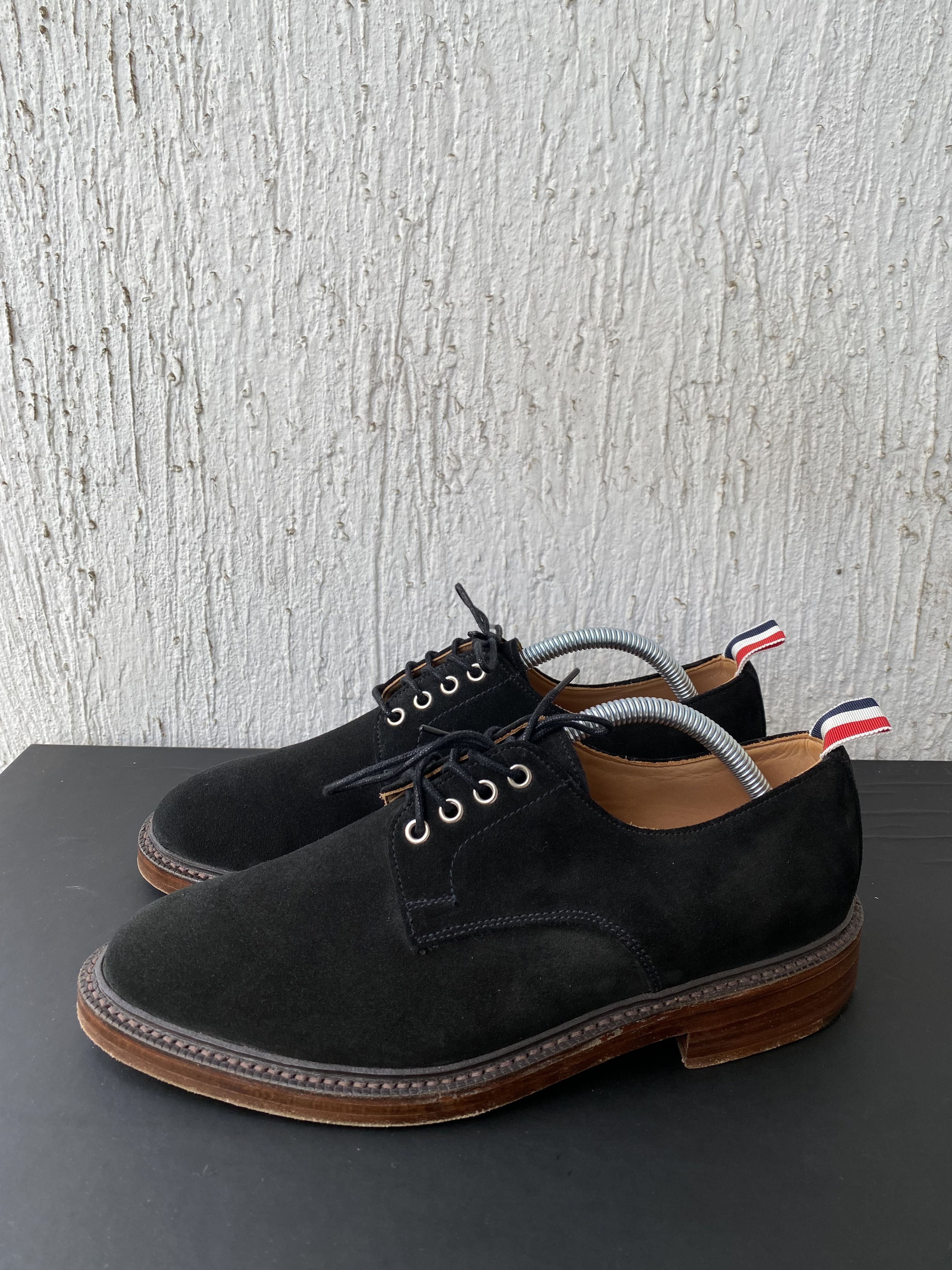Thom Browne black suede derbys Size US 8 / EU 41 - 2 Thumbnail