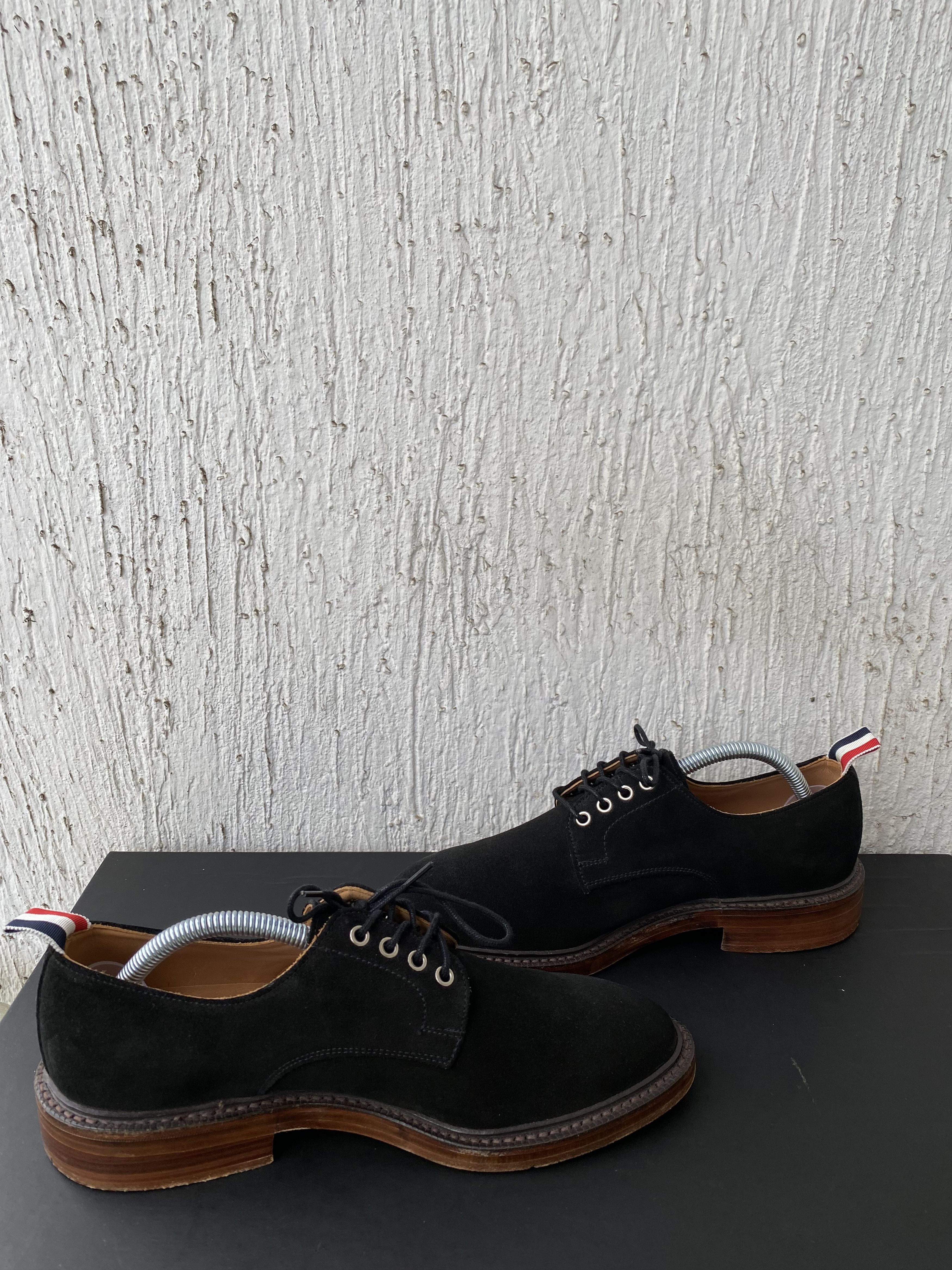 Thom Browne black suede derbys Size US 8 / EU 41 - 4 Thumbnail