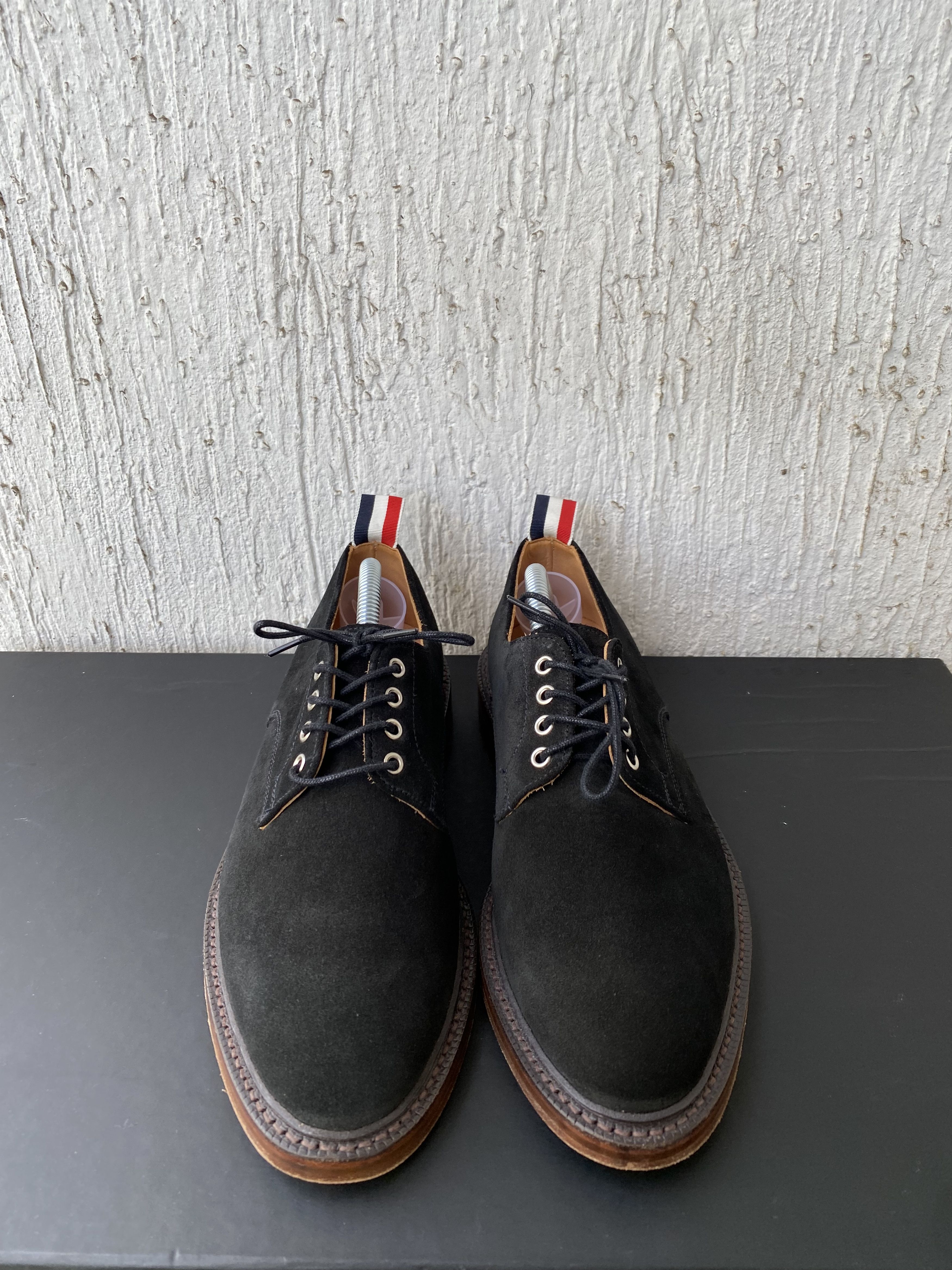 Thom Browne black suede derbys Size US 8 / EU 41 - 3 Thumbnail