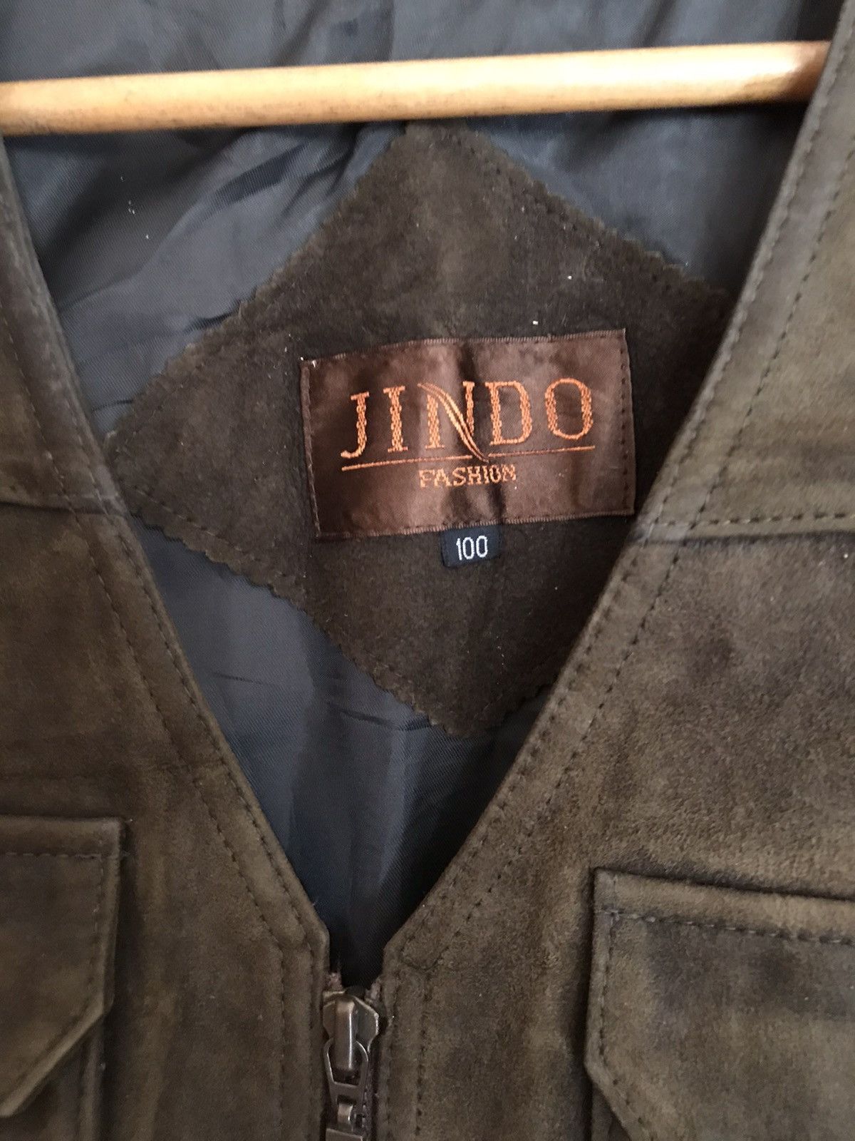 Other 🔥RARE JINDO FASHION TACTICAL VEST LEATHER JACKET FISHING Size US M / EU 48-50 / 2 - 4 Thumbnail