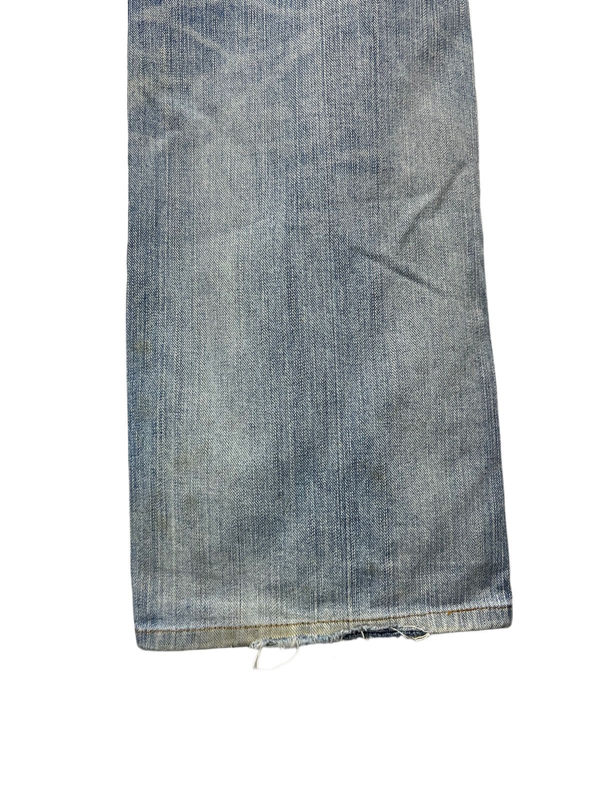 Edwin Vintage EXCLUSIVE EDWIN Distressed Worn Out Light Wash Denim Size US 34 / EU 50 - 18 Thumbnail