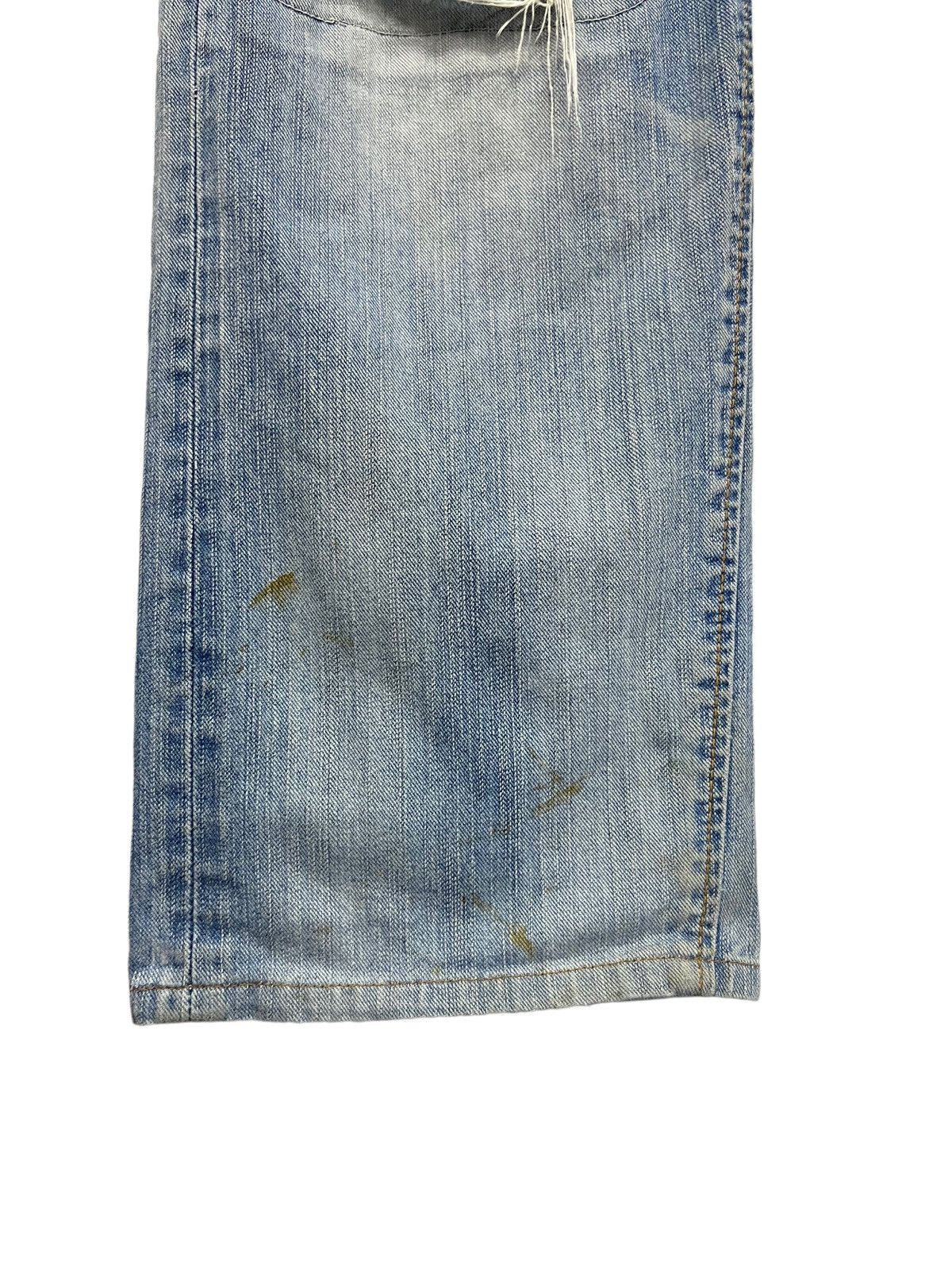 Edwin Vintage EXCLUSIVE EDWIN Distressed Worn Out Light Wash Denim Size US 34 / EU 50 - 5 Thumbnail