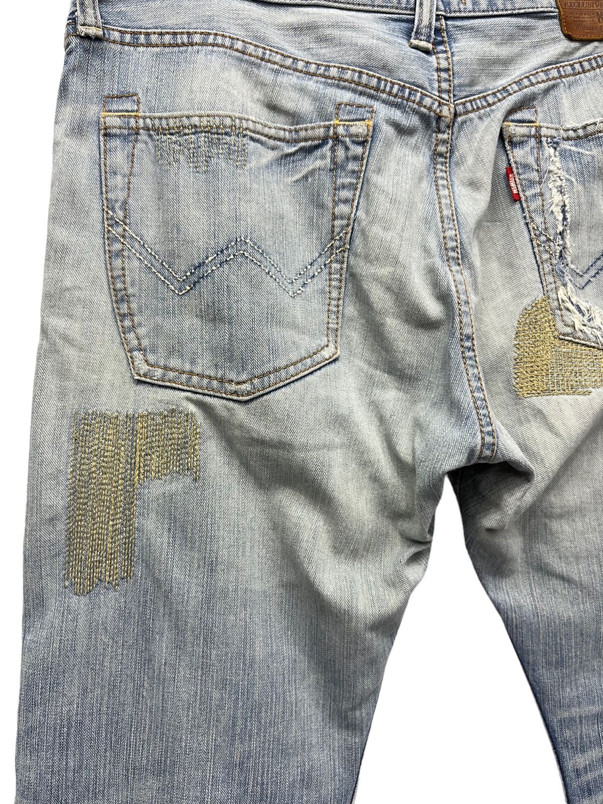 Edwin Vintage EXCLUSIVE EDWIN Distressed Worn Out Light Wash Denim Size US 34 / EU 50 - 11 Thumbnail