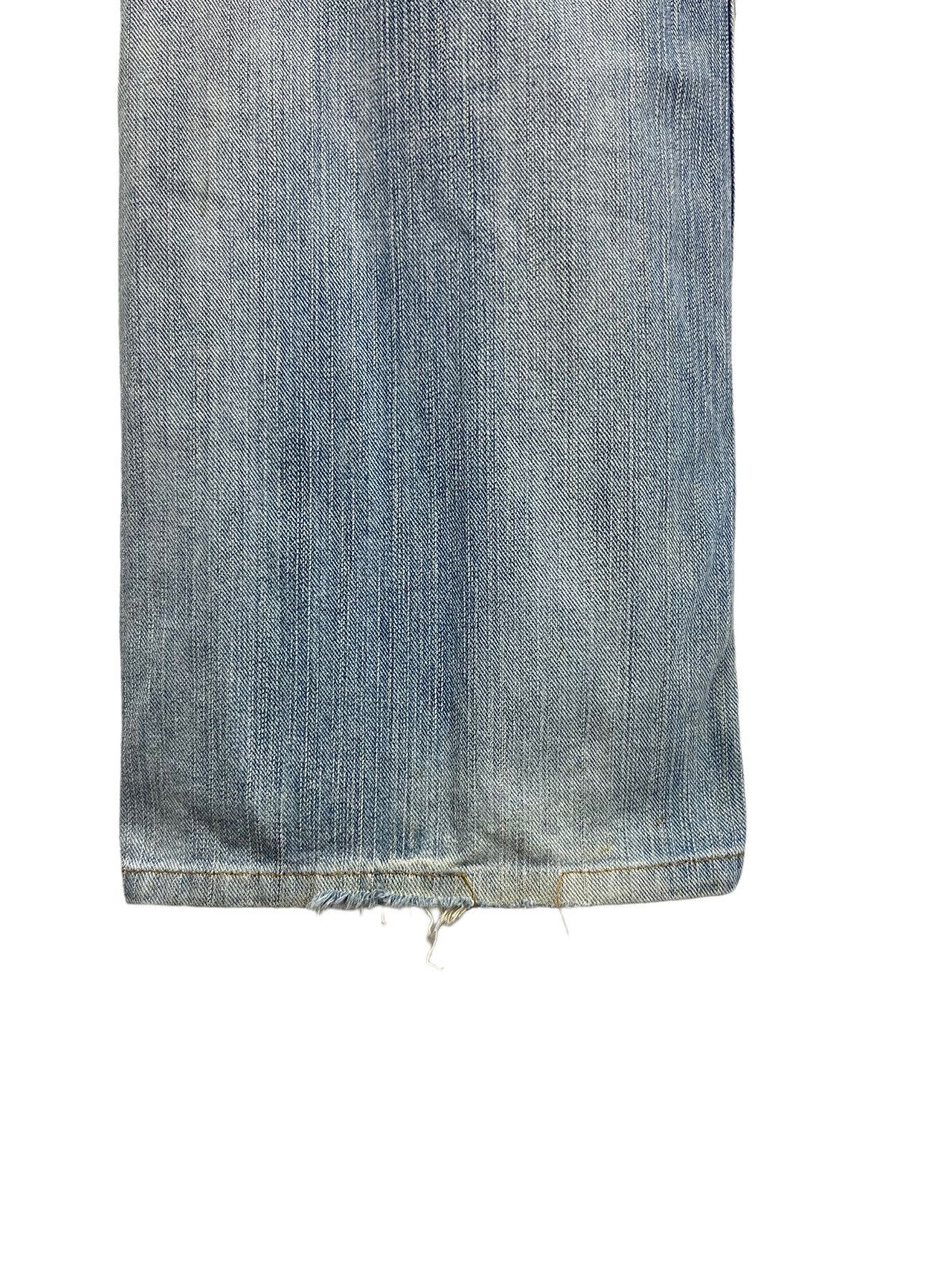 Edwin Vintage EXCLUSIVE EDWIN Distressed Worn Out Light Wash Denim Size US 34 / EU 50 - 17 Thumbnail