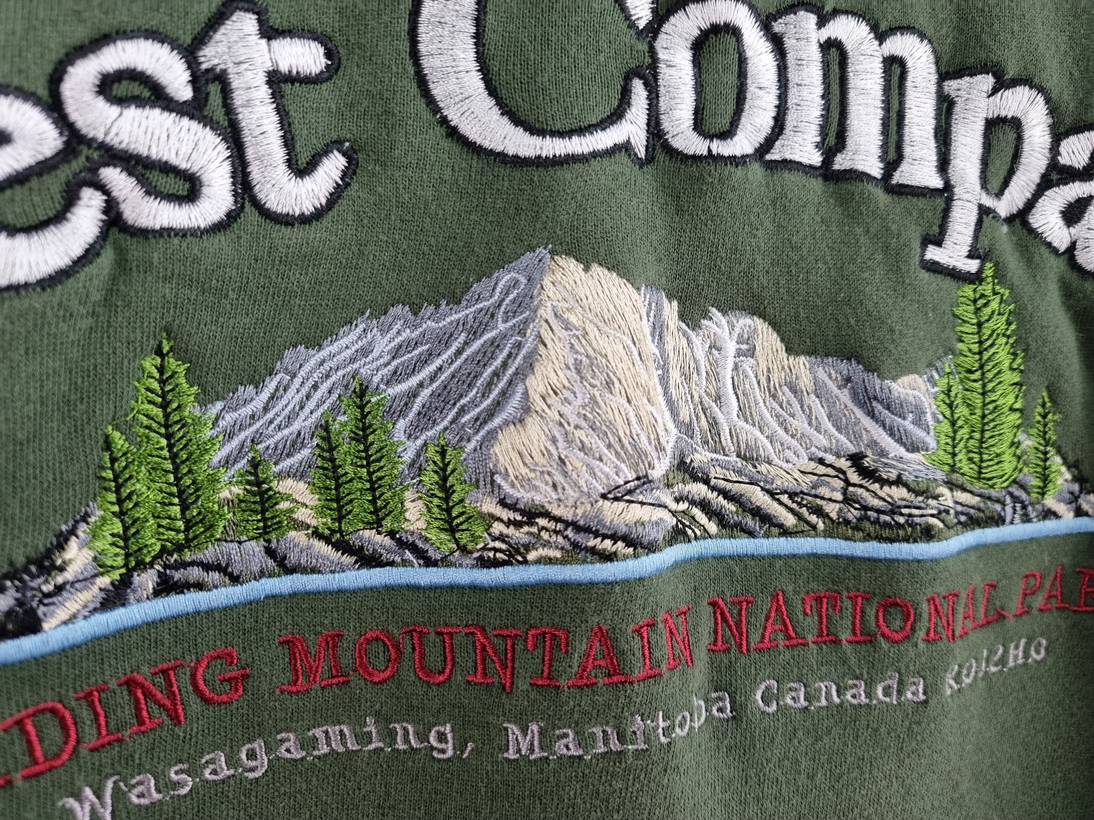 Designer × Vintage BEST COMPANY Vintage Mountain View Embroidered Sweatshirts Size US XL / EU 56 / 4 - 5 Thumbnail