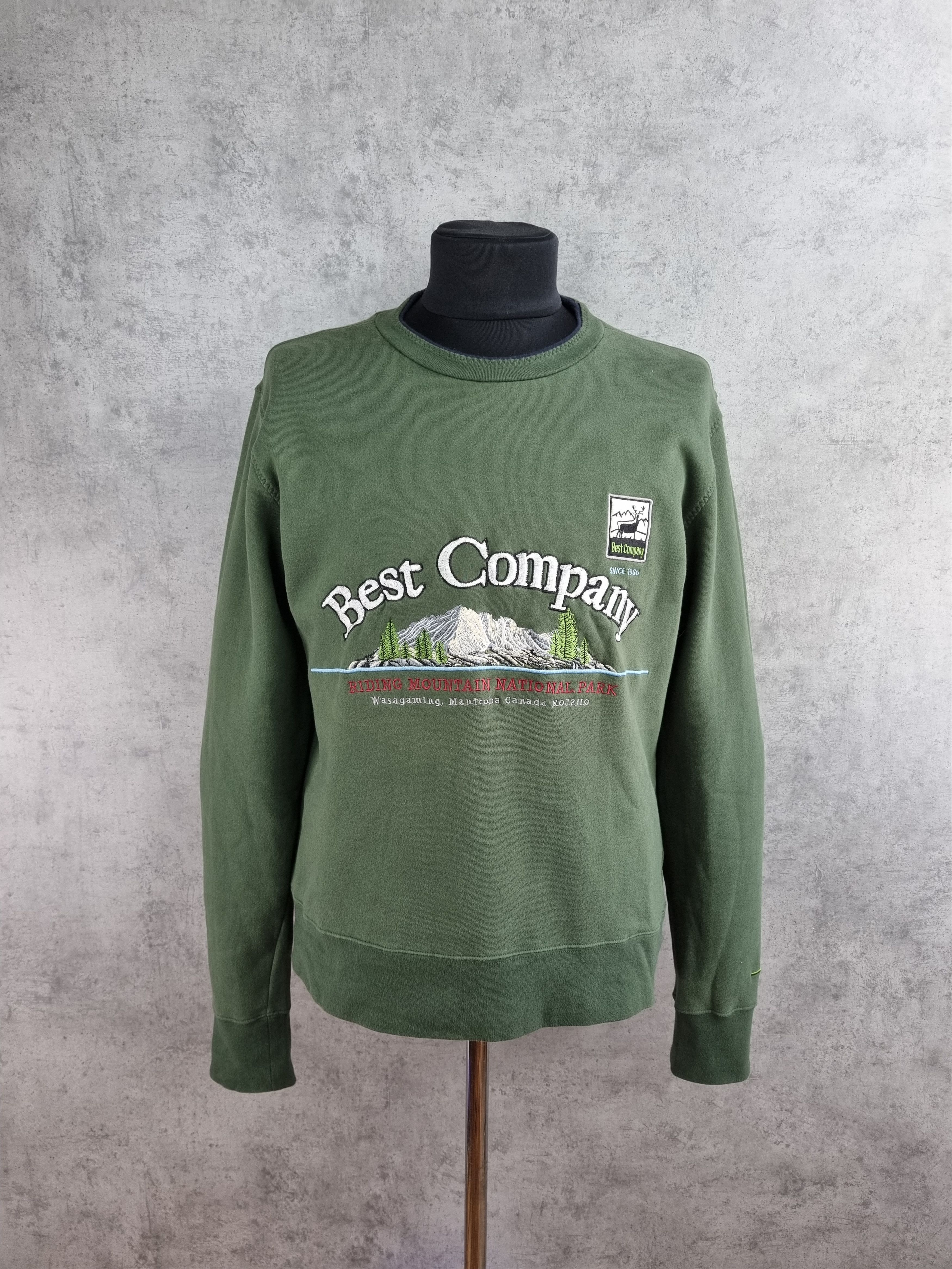 Designer × Vintage BEST COMPANY Vintage Mountain View Embroidered Sweatshirts Size US XL / EU 56 / 4 - 3 Thumbnail