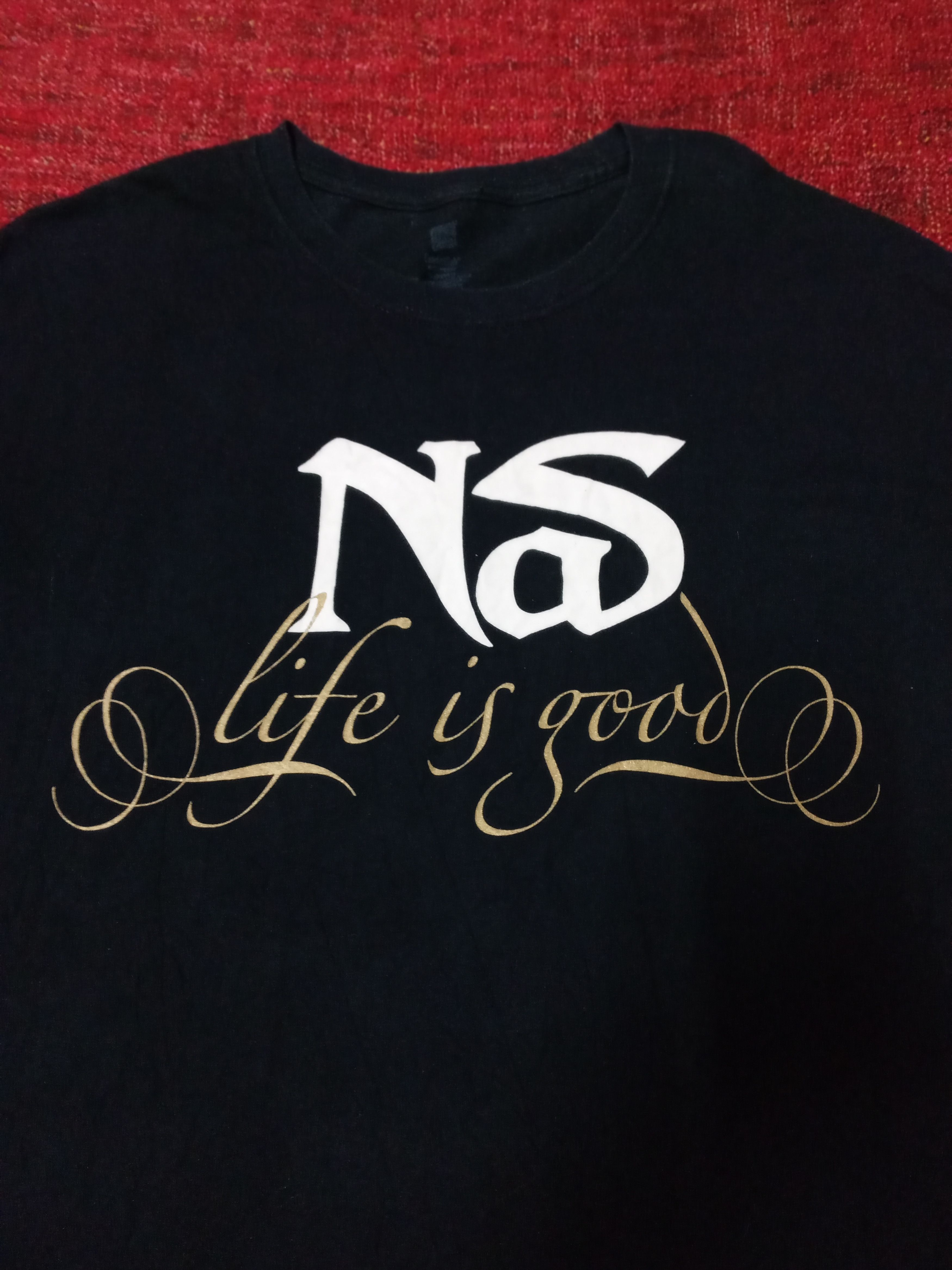 NAS LIFE IS GOOD Tシャツ RAP TEES QB NAS LIFE IS GOOD Tシャツ RAP TEES QB Nas - Life Is Good (T-Shirt