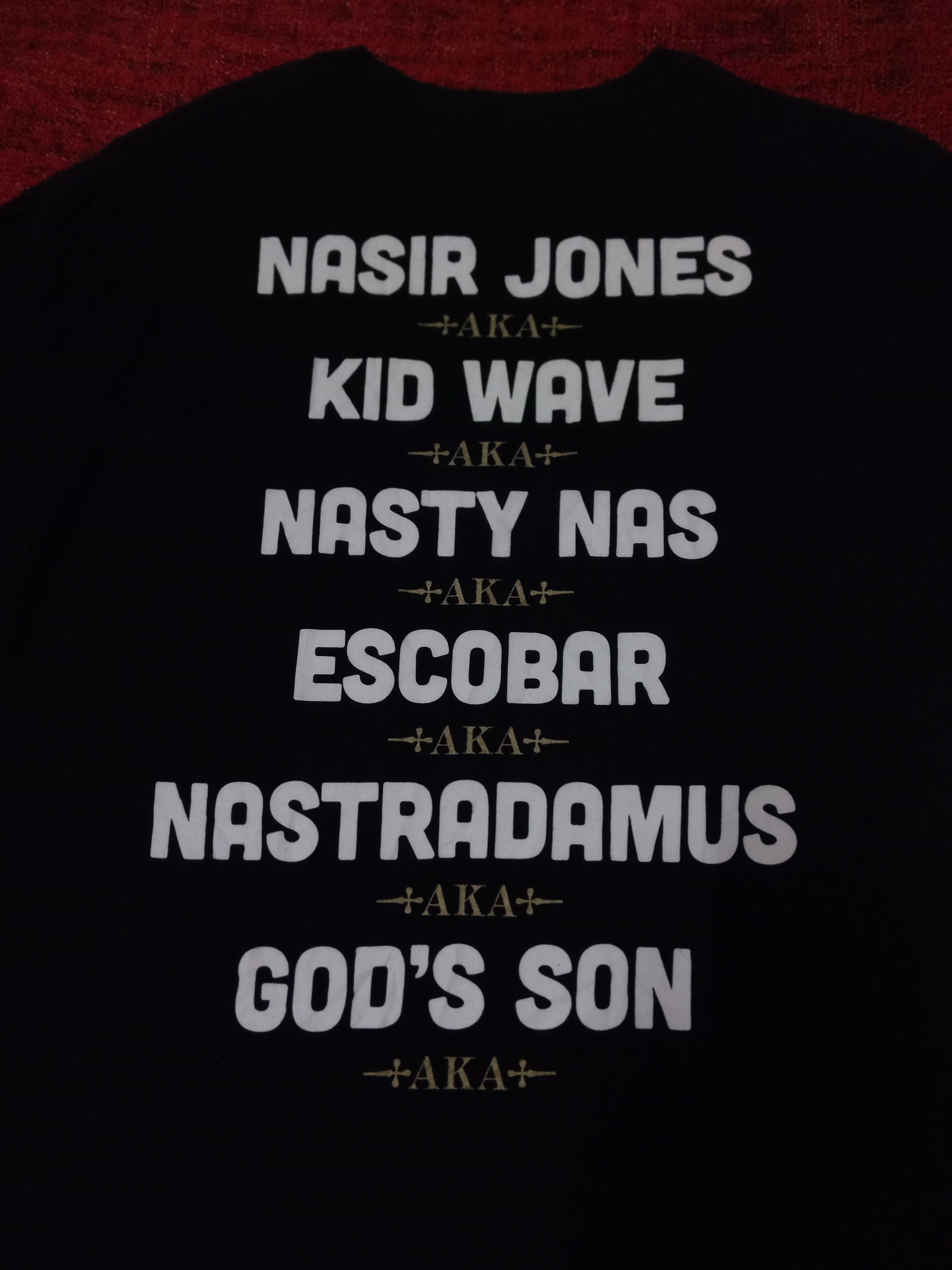 Nas × Rap Tees Rare Nas promo Life Is Good Tshirt Rap Hip Hop Def Jam Size US L / EU 52-54 / 3 - 2 Thumbnail