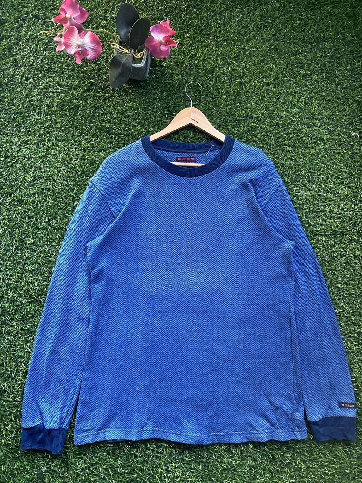 Blue Blue Japan Blue Blue Indigo Long Sleeve Tee Size US L / EU 52-54 / 3 - 1 Thumbnail