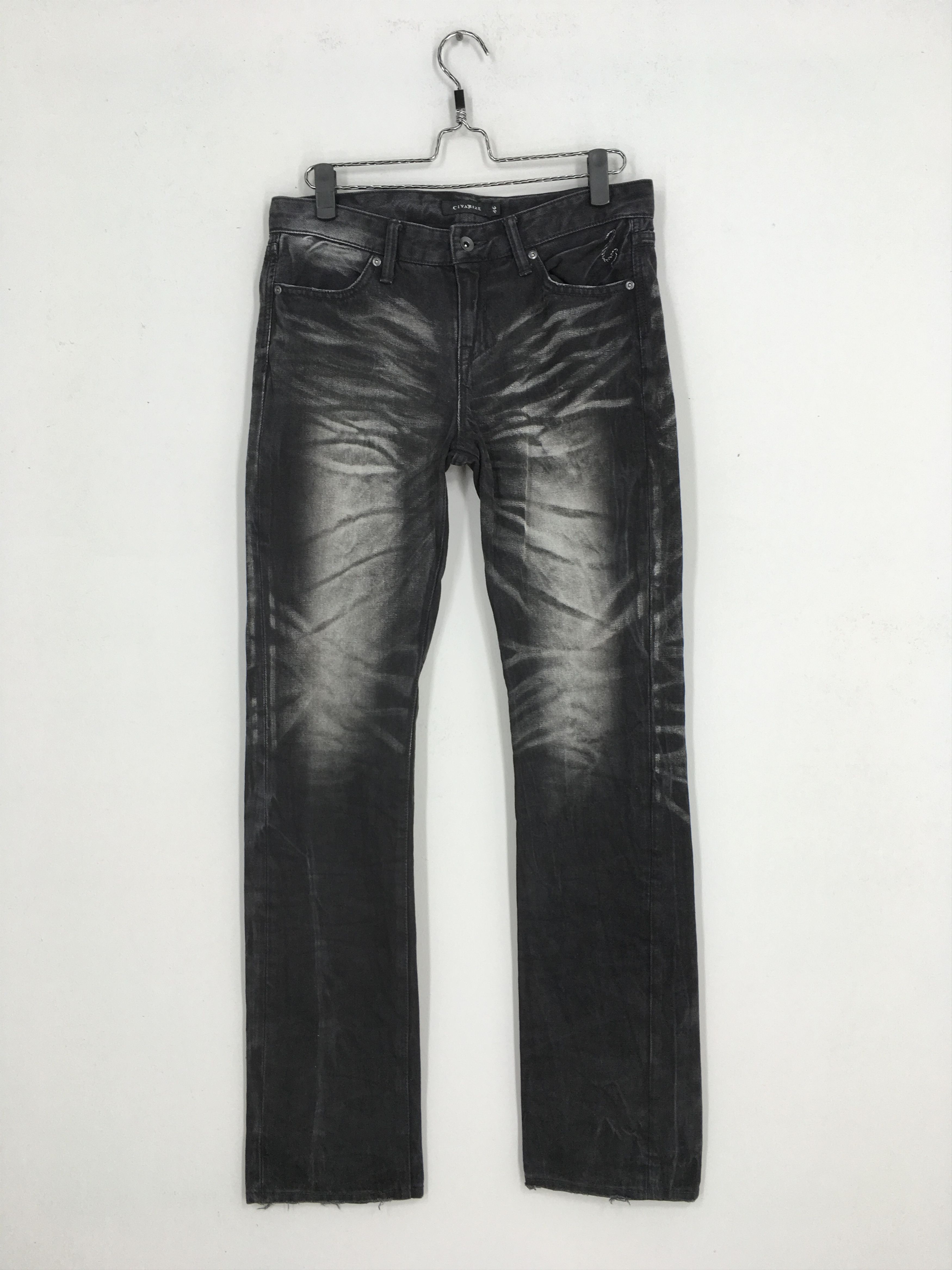 CIVARIZE × Japanese Brand Civarize Japan Denim Black Faded Slim