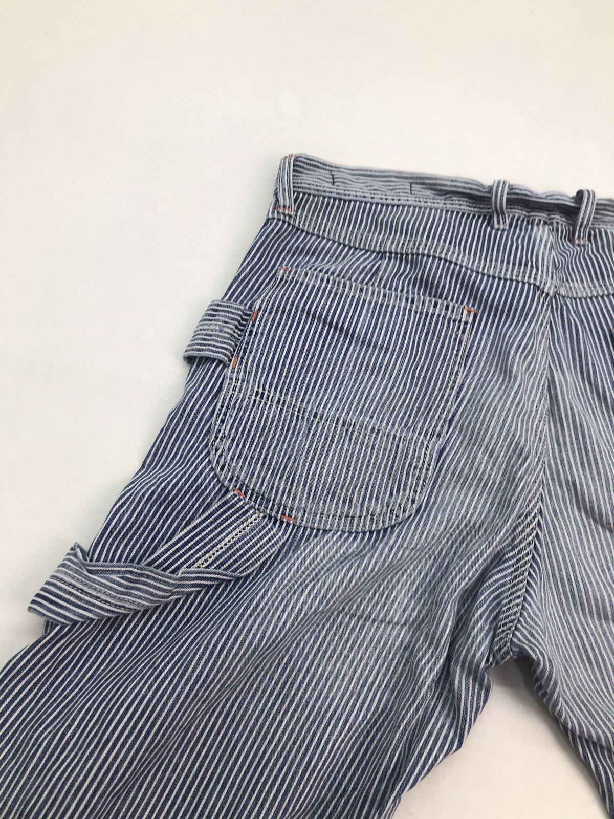 Other Vtg Johnbull hickory stripes carpenter pants Size US 33 - 18 Thumbnail