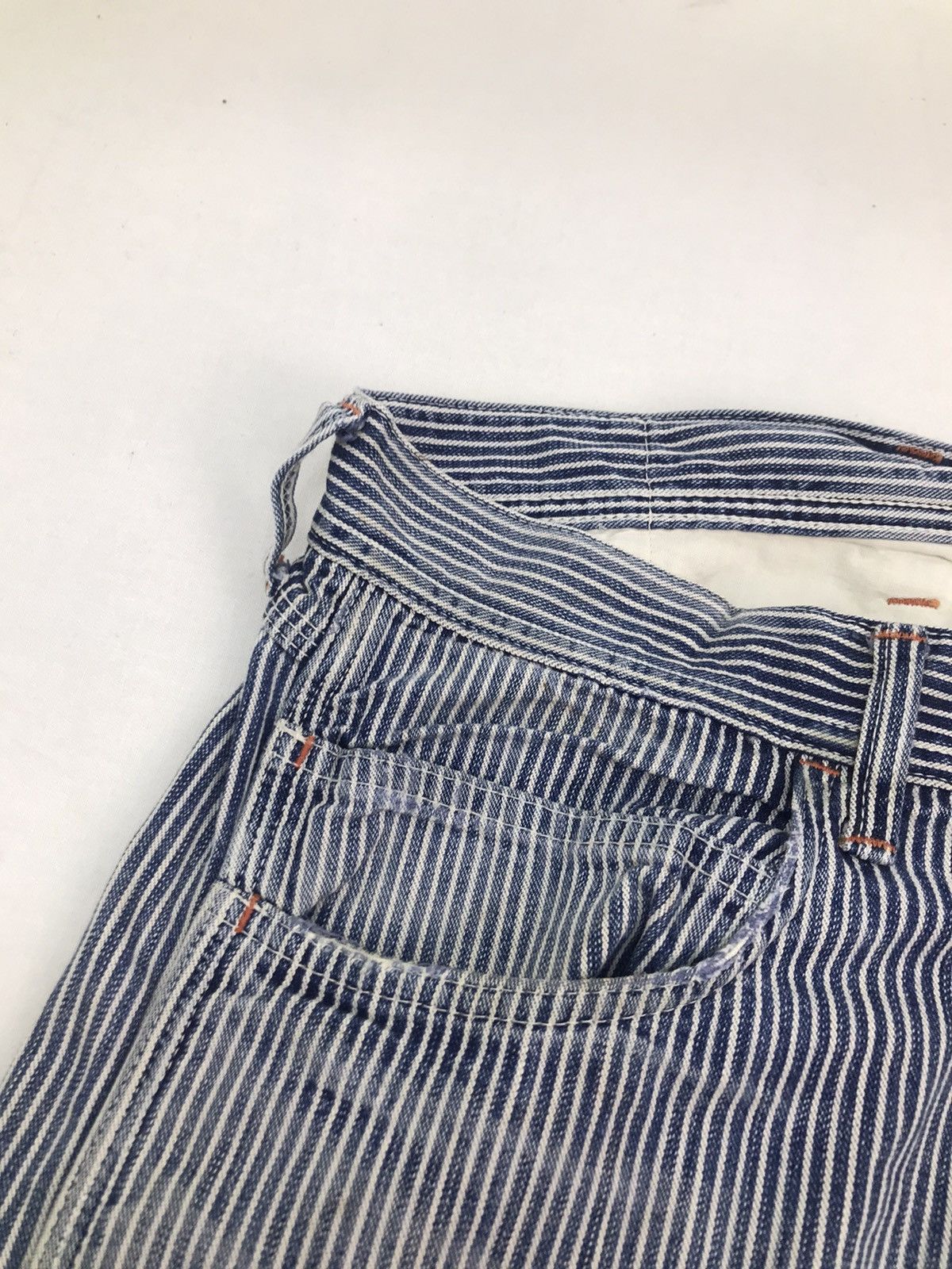 Other Vtg Johnbull hickory stripes carpenter pants Size US 33 - 11 Thumbnail