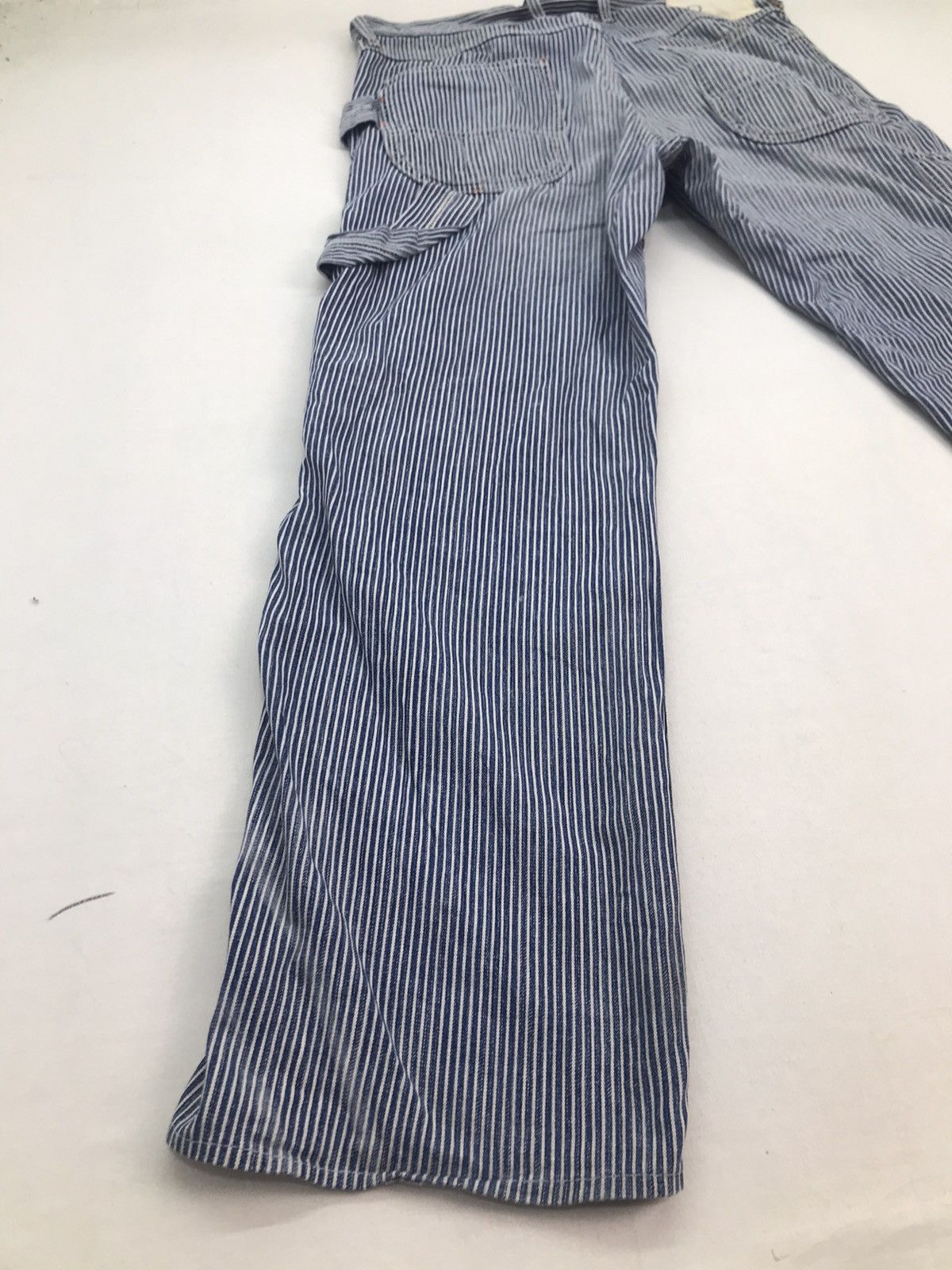 Other Vtg Johnbull hickory stripes carpenter pants Size US 33 - 15 Thumbnail