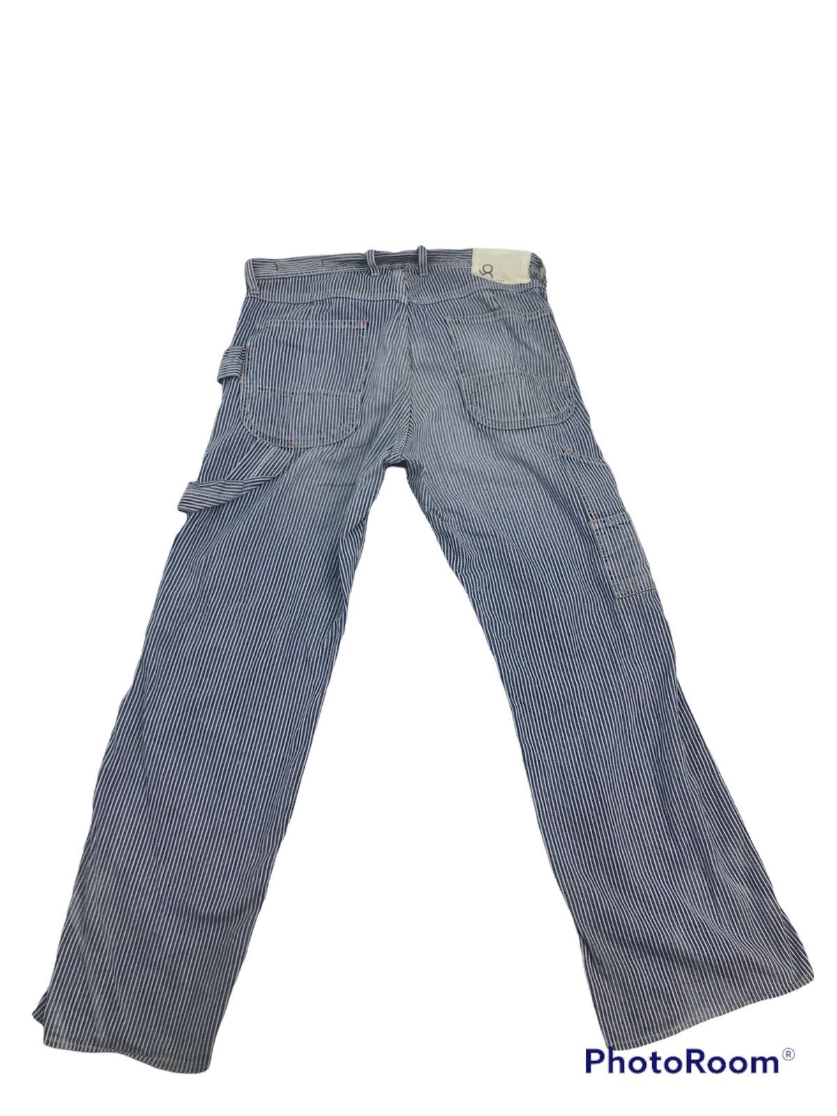 Other Vtg Johnbull hickory stripes carpenter pants Size US 33 - 2 Thumbnail