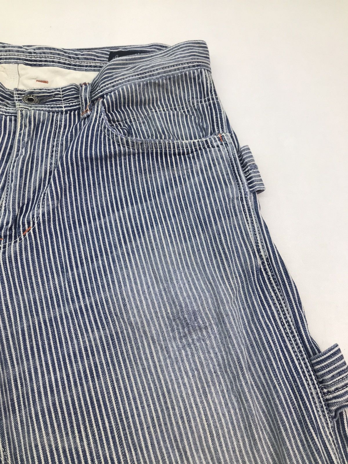 Other Vtg Johnbull hickory stripes carpenter pants Size US 33 - 6 Thumbnail