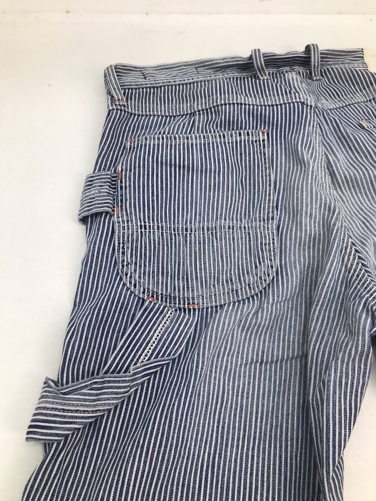 Other Vtg Johnbull hickory stripes carpenter pants Size US 33 - 16 Thumbnail