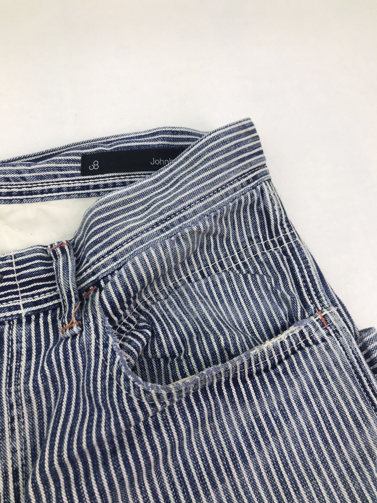 Other Vtg Johnbull hickory stripes carpenter pants Size US 33 - 12 Thumbnail
