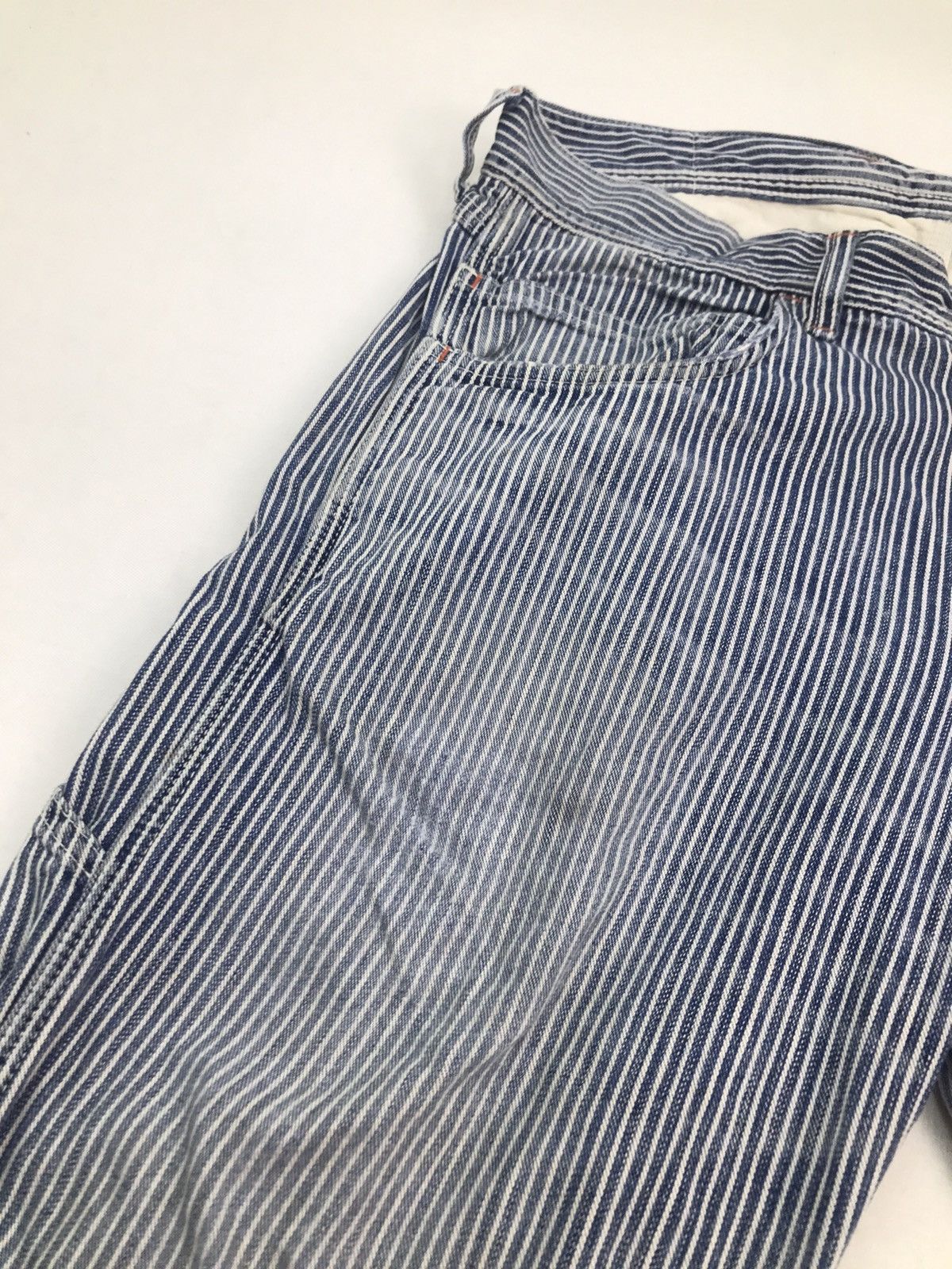 Other Vtg Johnbull hickory stripes carpenter pants Size US 33 - 8 Thumbnail