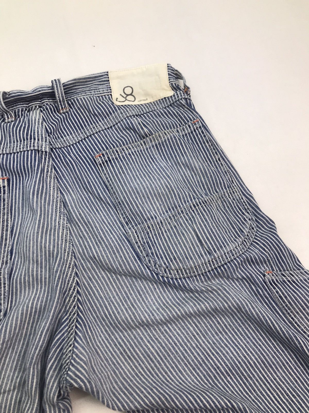 Other Vtg Johnbull hickory stripes carpenter pants Size US 33 - 19 Thumbnail