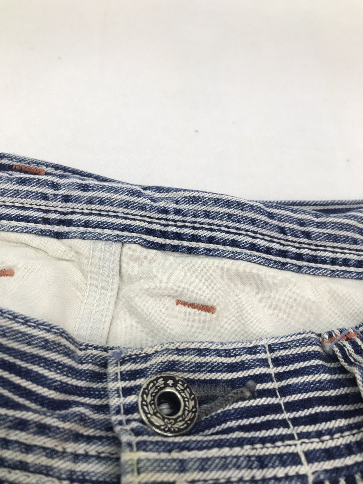 Other Vtg Johnbull hickory stripes carpenter pants Size US 33 - 9 Thumbnail