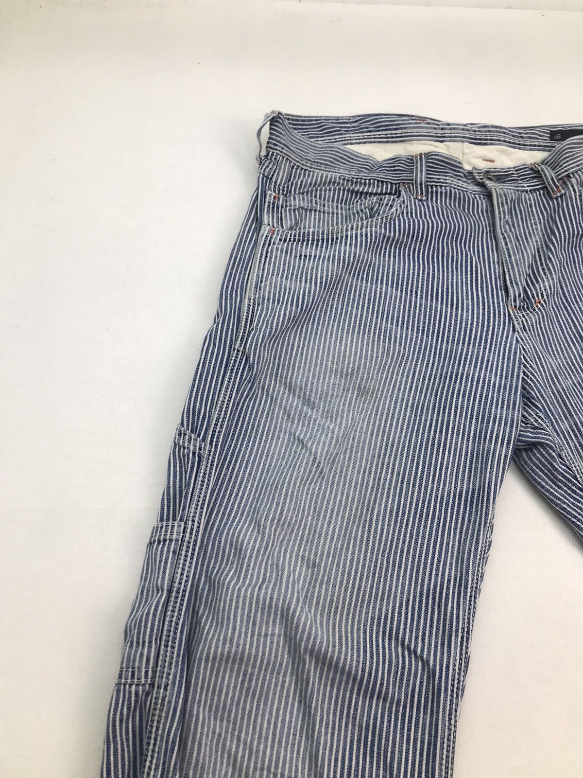 Other Vtg Johnbull hickory stripes carpenter pants Size US 33 - 7 Thumbnail