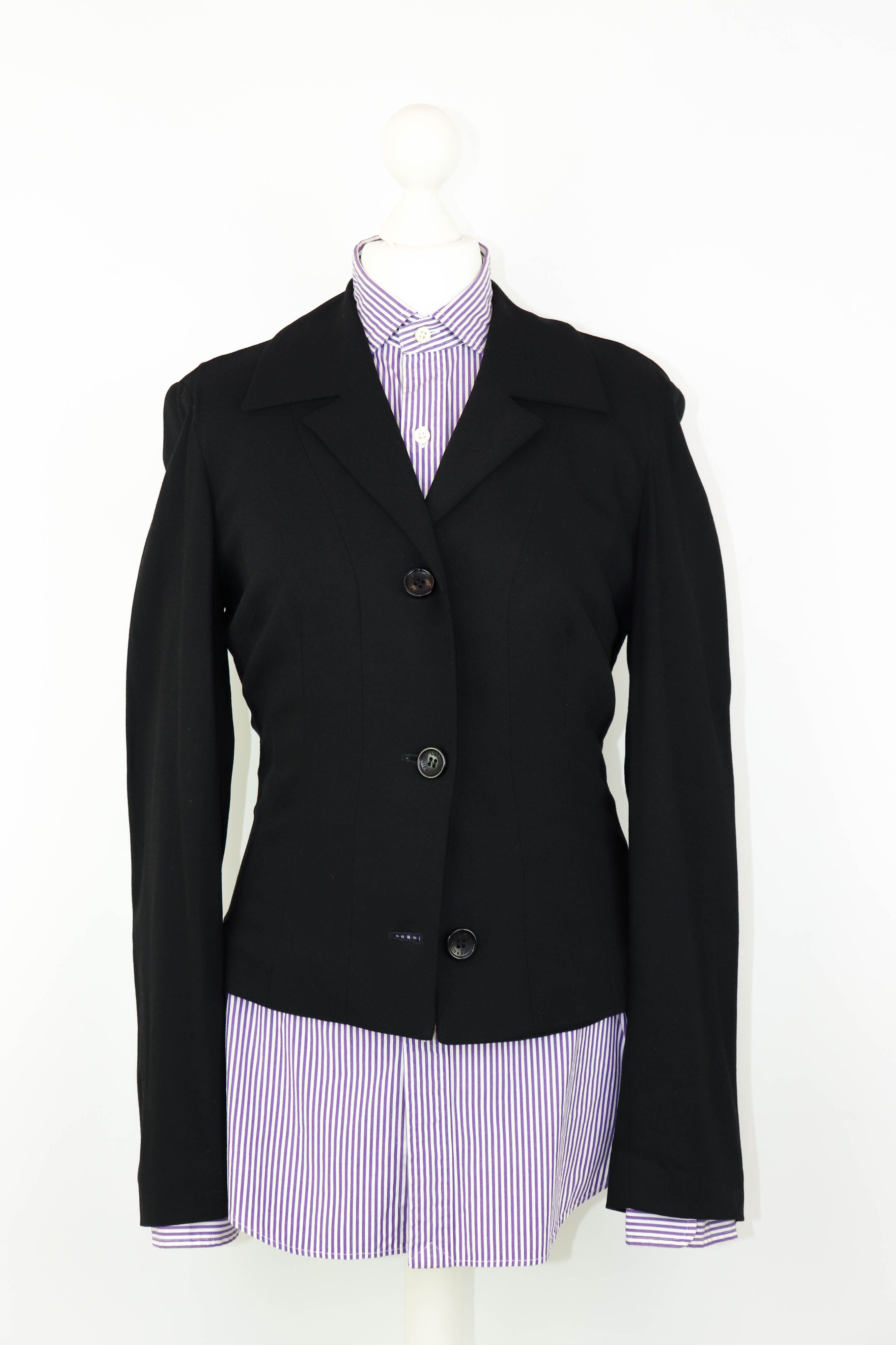 Dolce & Gabbana Dolce & Gabbana Vintage Black Sport Coat Blazer Jacket Size M / US 6-8 / IT 42-44 - 1 Thumbnail