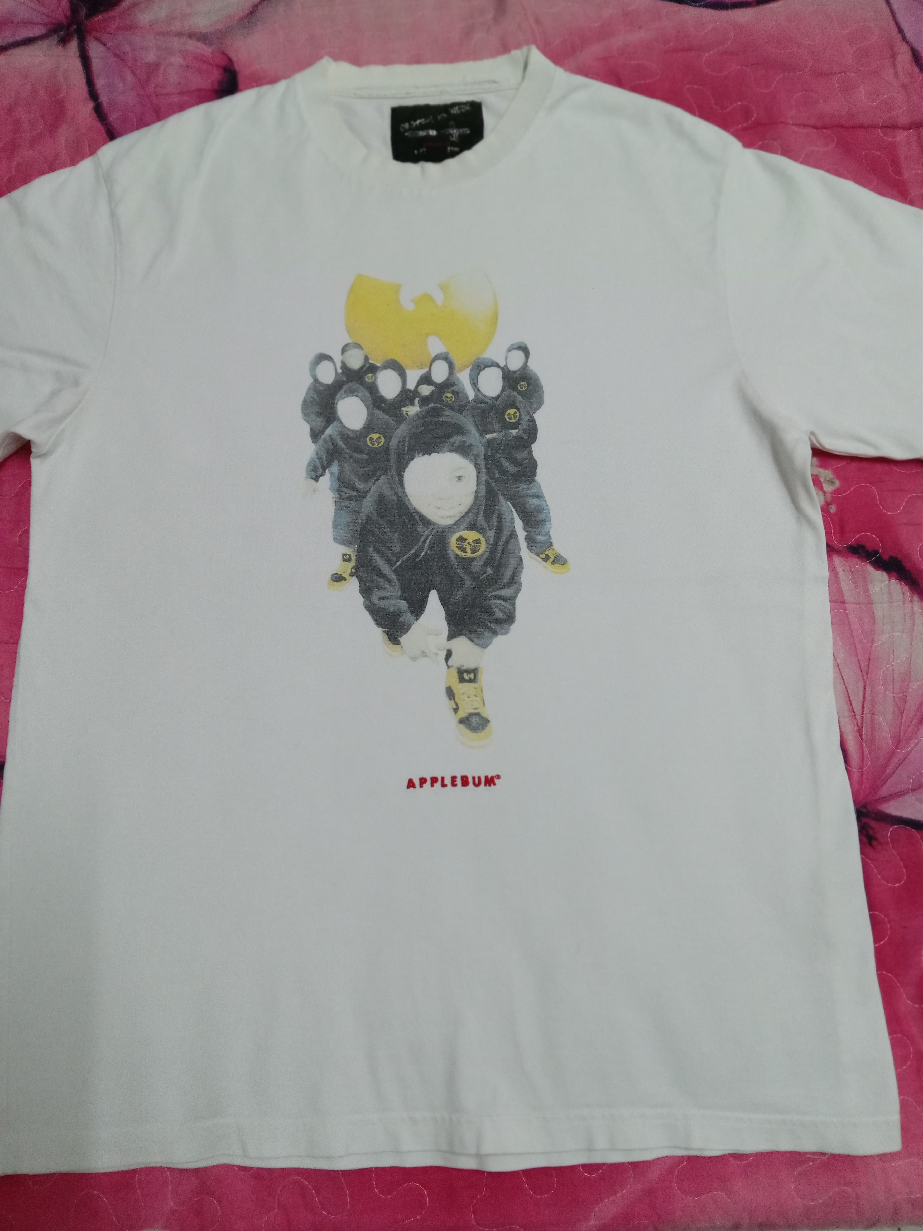 Japanese Brand × Wu-Tang Clan Rare distressed Applebum x Wu Tang Tee shirt Rap Streetwear Size US M / EU 48-50 / 2 - 3 Thumbnail