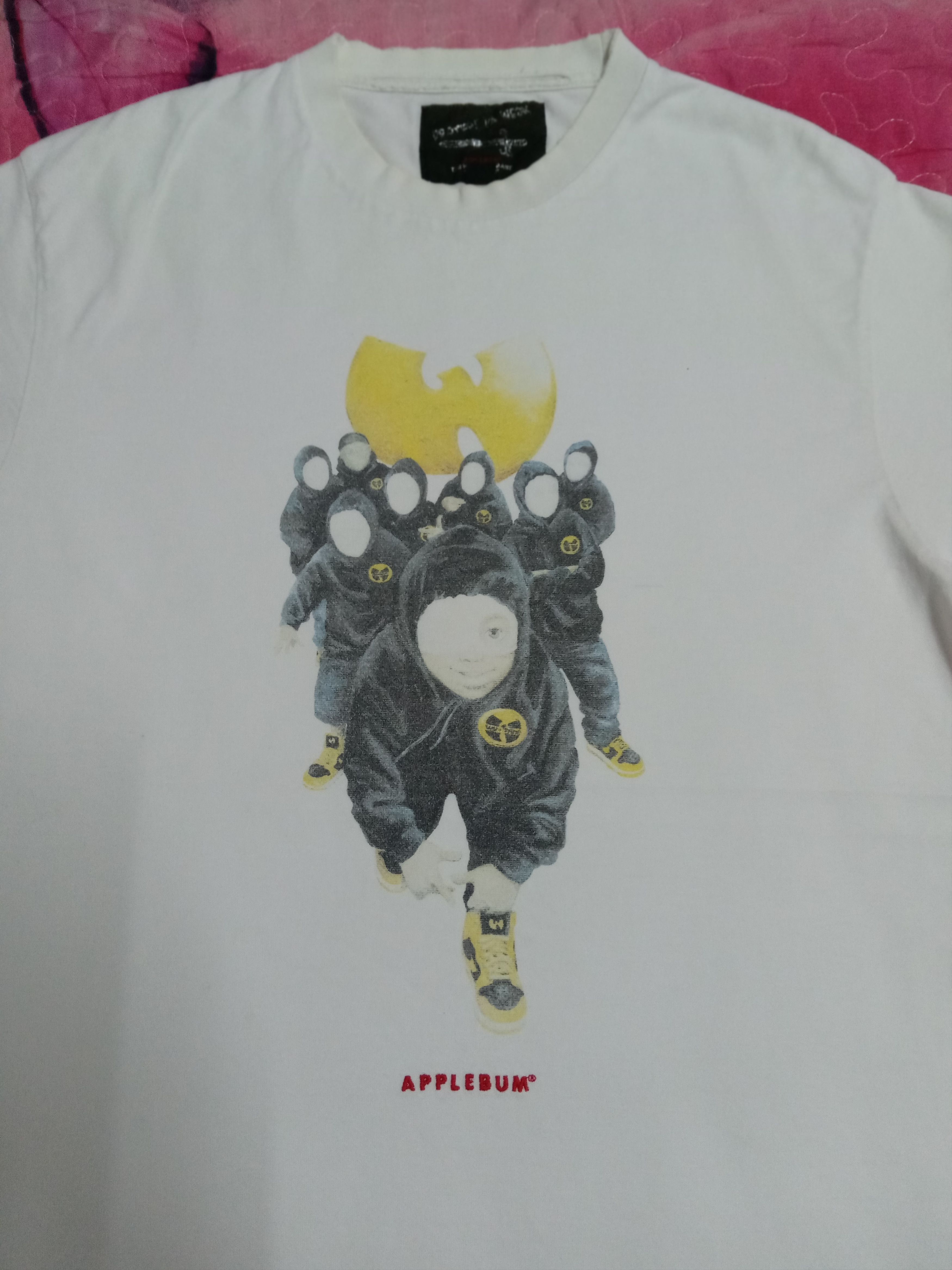 Japanese Brand × Wu-Tang Clan Rare distressed Applebum x Wu Tang Tee shirt Rap Streetwear Size US M / EU 48-50 / 2 - 2 Thumbnail