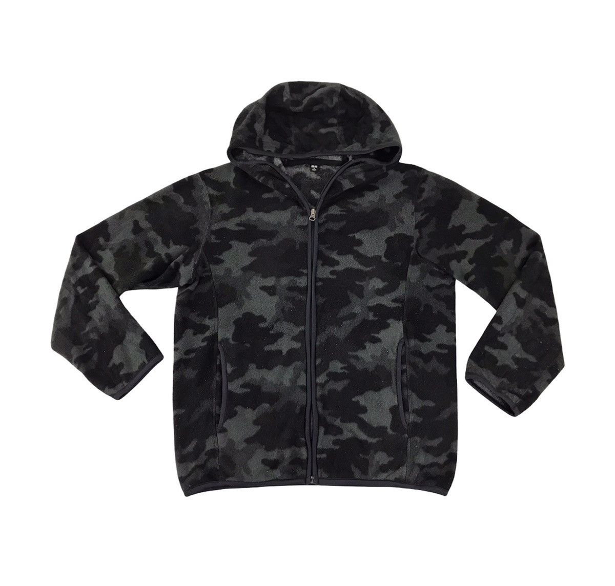 Japanese Brand Vintage Japanese Brand Hoodies Sweatshirt Brand Black Camo Size US L / EU 52-54 / 3 - 1 Thumbnail