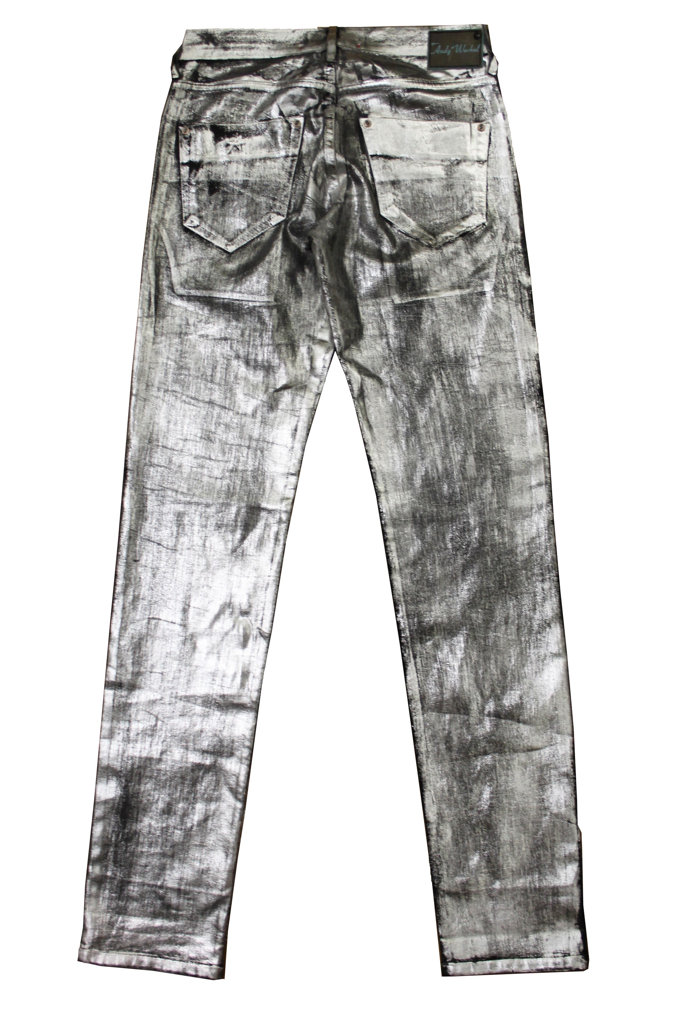 Andy Warhol Andy Warhol silver jeans Size US 28 / EU 44 - 2 Thumbnail