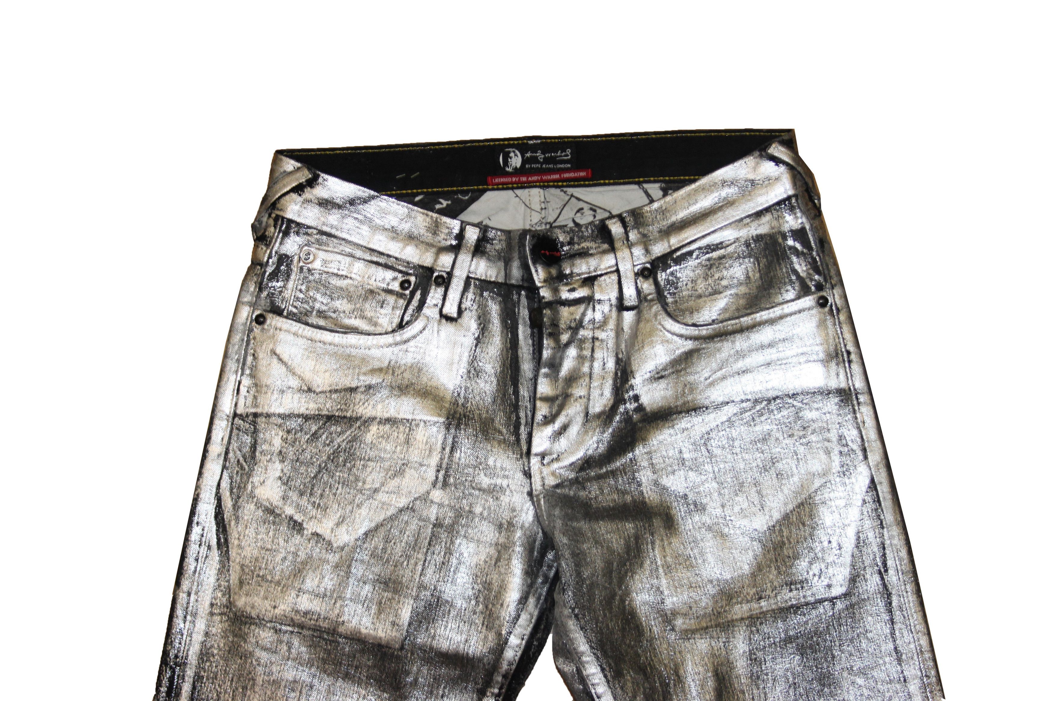 Andy Warhol Andy Warhol silver jeans Size US 28 / EU 44 - 4 Thumbnail