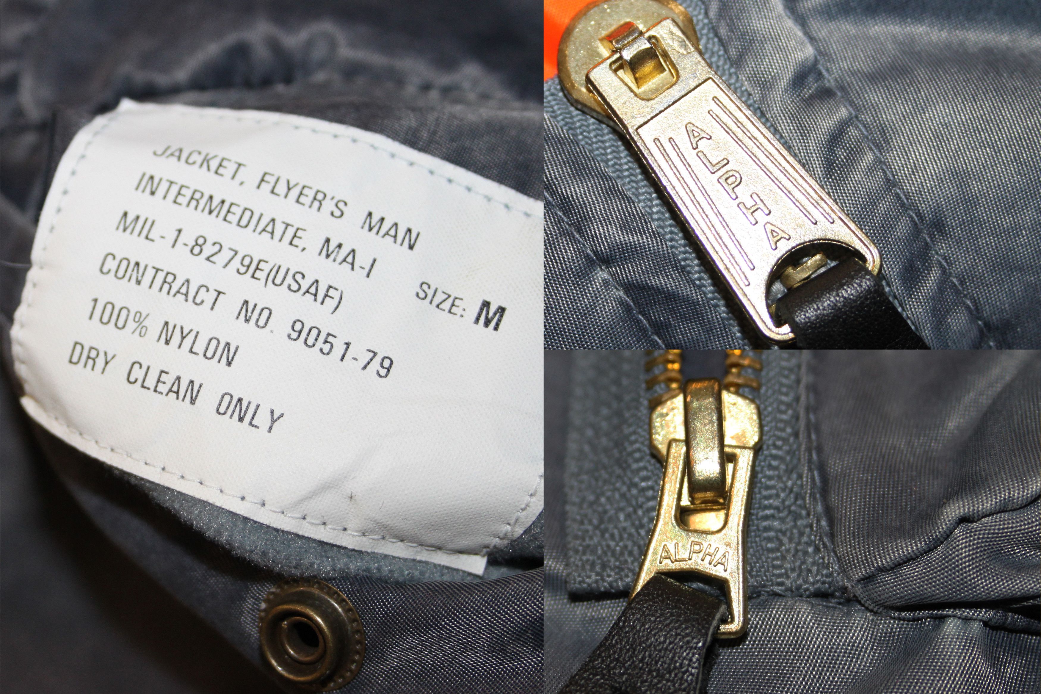 Other 1of1 Vintage Custom Bomber MA-1 Jacket flyers man Size US M / EU 48-50 / 2 - 7 Thumbnail