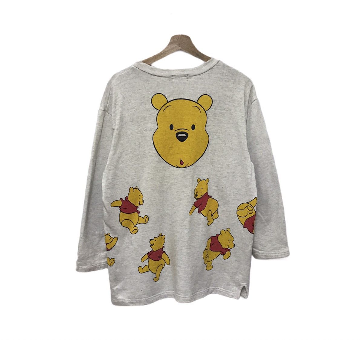 Cartoon Pooh Tokyo Disneyland Long Sleeve Tshirt