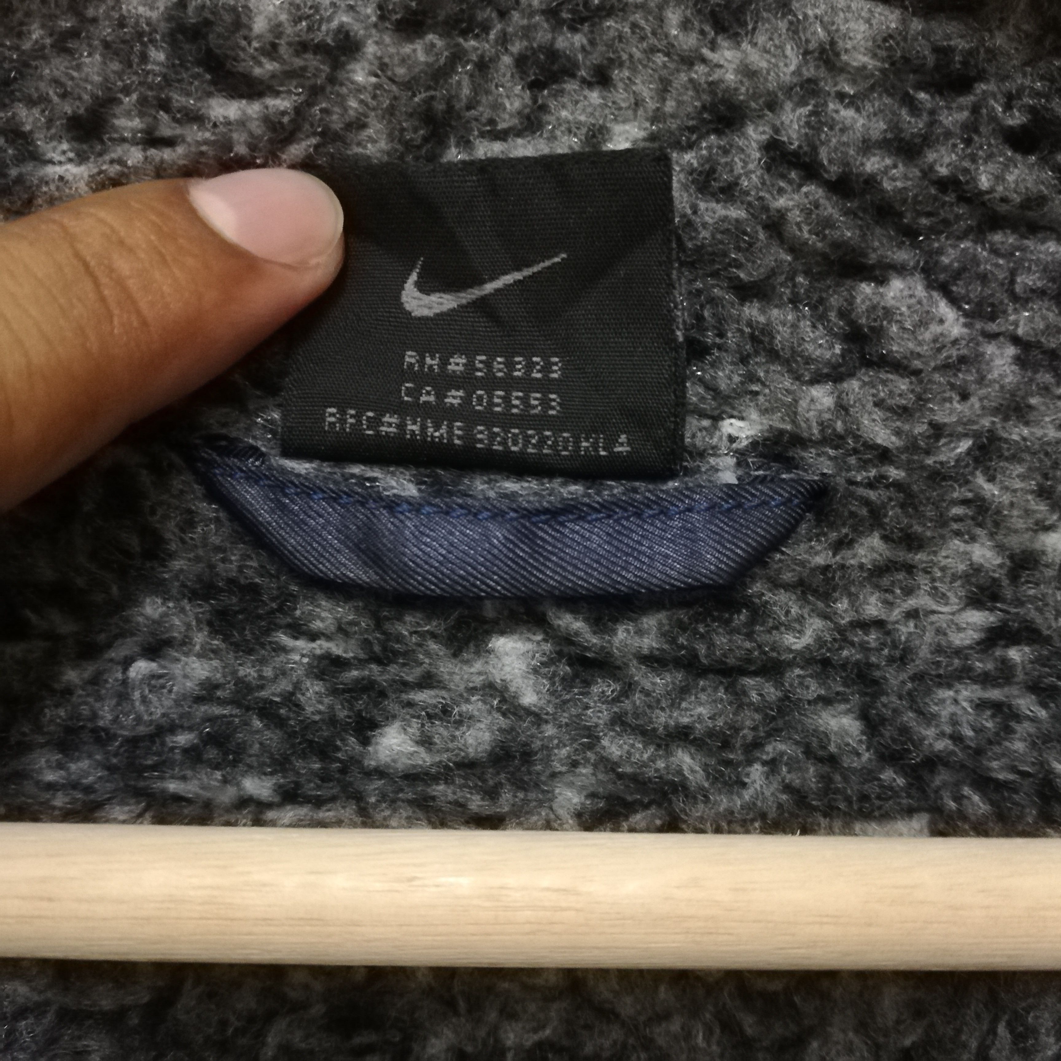 Nike × Vintage Vintage Nike Swoosh Long Jacket Hoodie Size US M / EU 48-50 / 2 - 10 Thumbnail