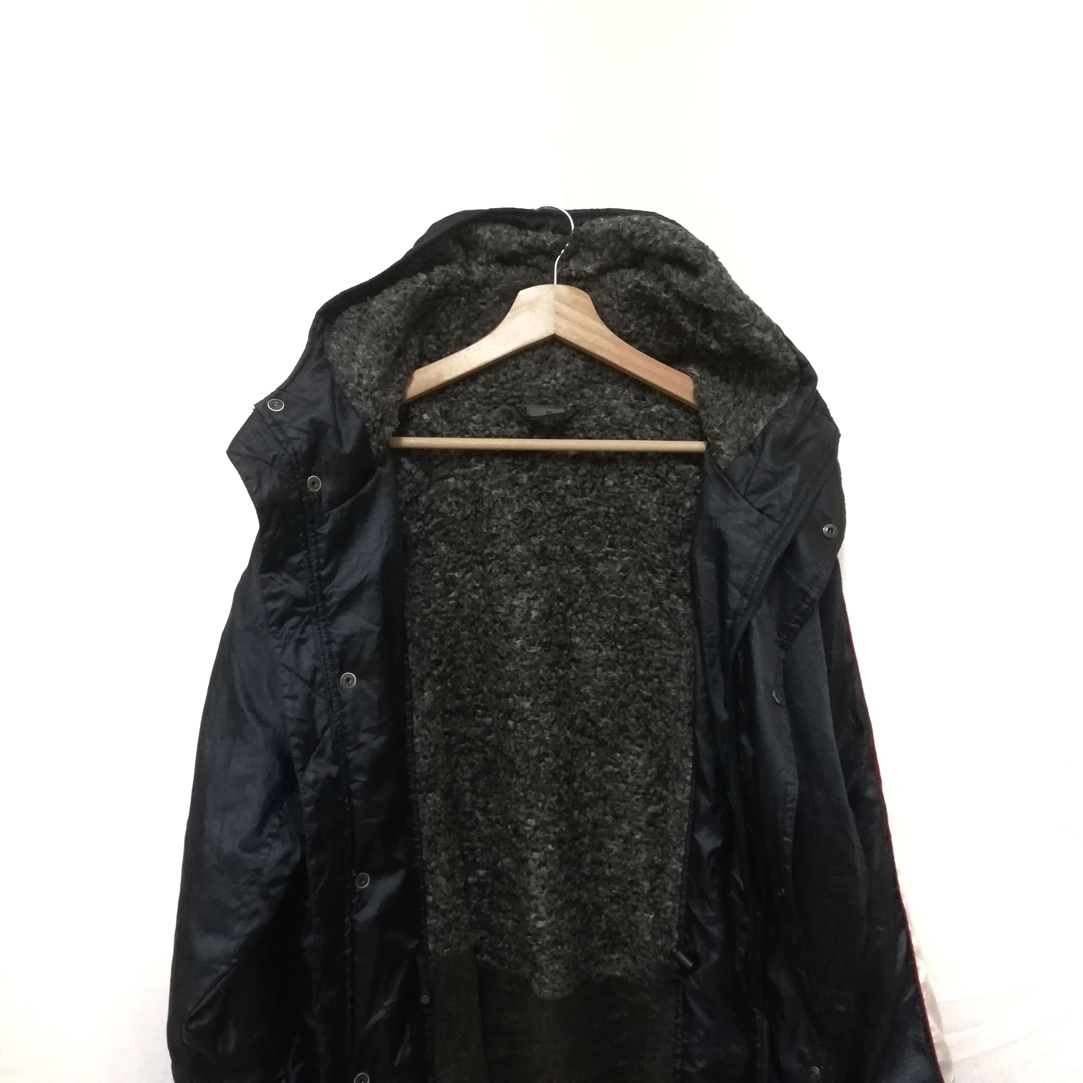 Nike × Vintage Vintage Nike Swoosh Long Jacket Hoodie Size US M / EU 48-50 / 2 - 7 Thumbnail