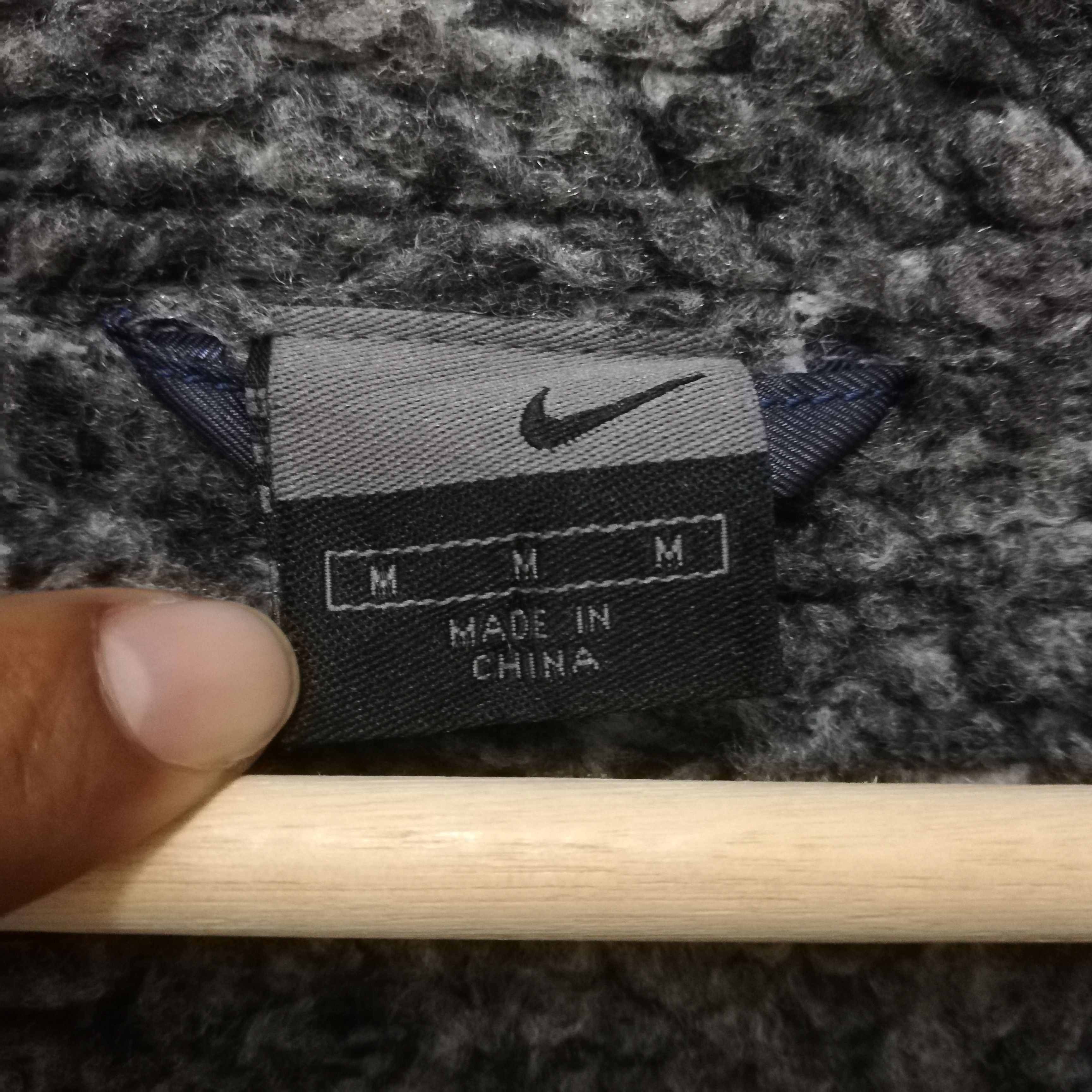 Nike × Vintage Vintage Nike Swoosh Long Jacket Hoodie Size US M / EU 48-50 / 2 - 11 Thumbnail