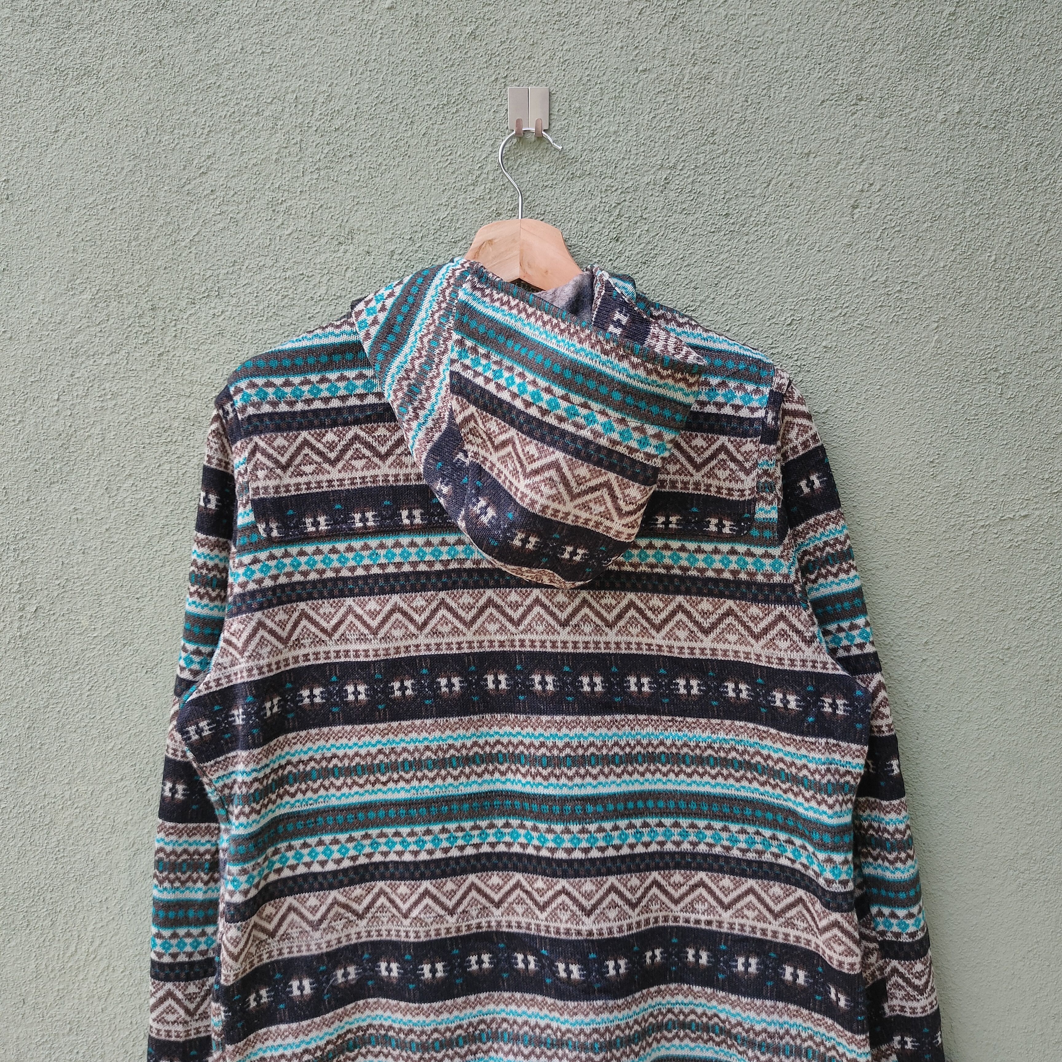 Japanese Brand Vintage Unbranded Zipper Ups Hoodie Nice design Jacket Size US M / EU 48-50 / 2 - 7 Thumbnail