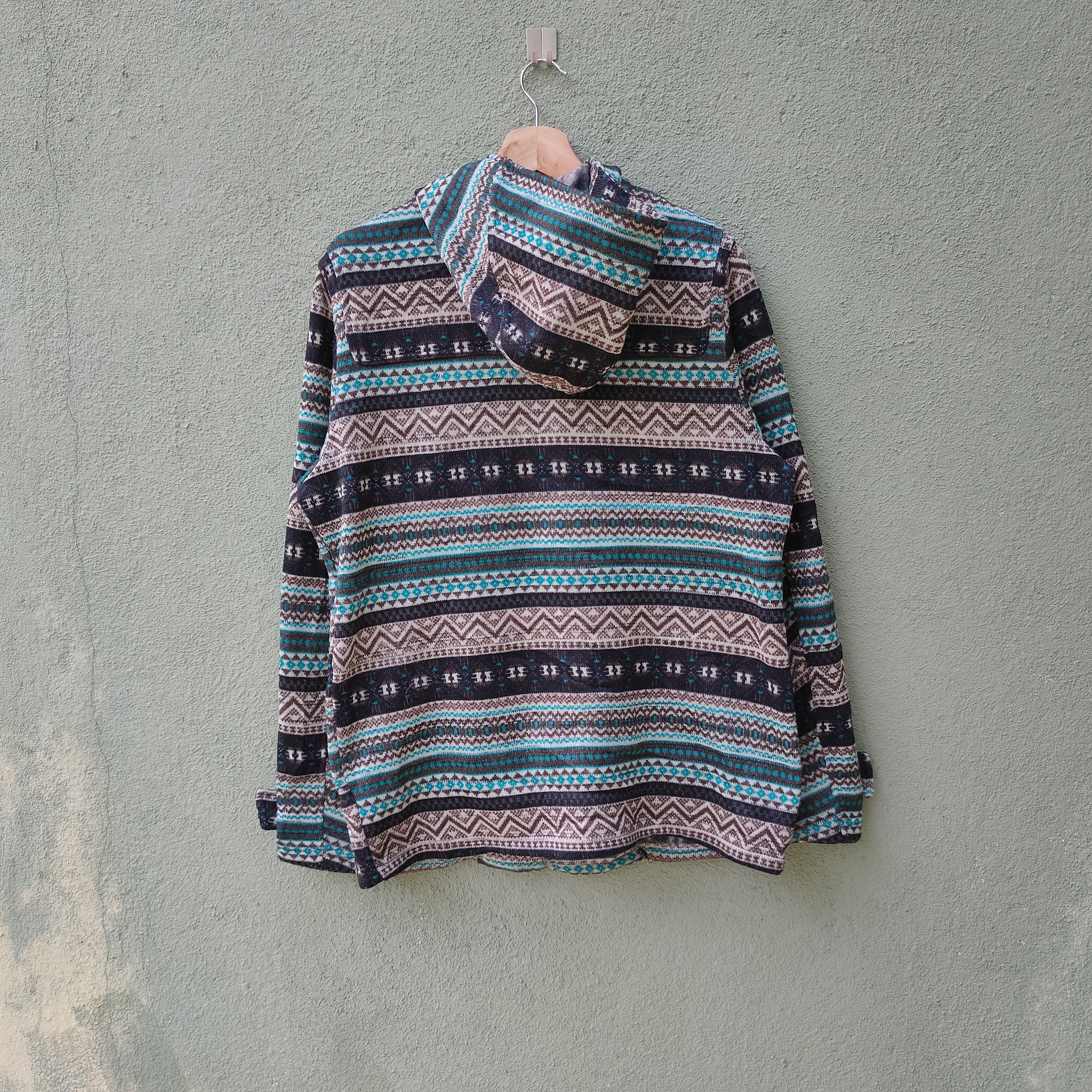 Japanese Brand Vintage Unbranded Zipper Ups Hoodie Nice design Jacket Size US M / EU 48-50 / 2 - 8 Thumbnail
