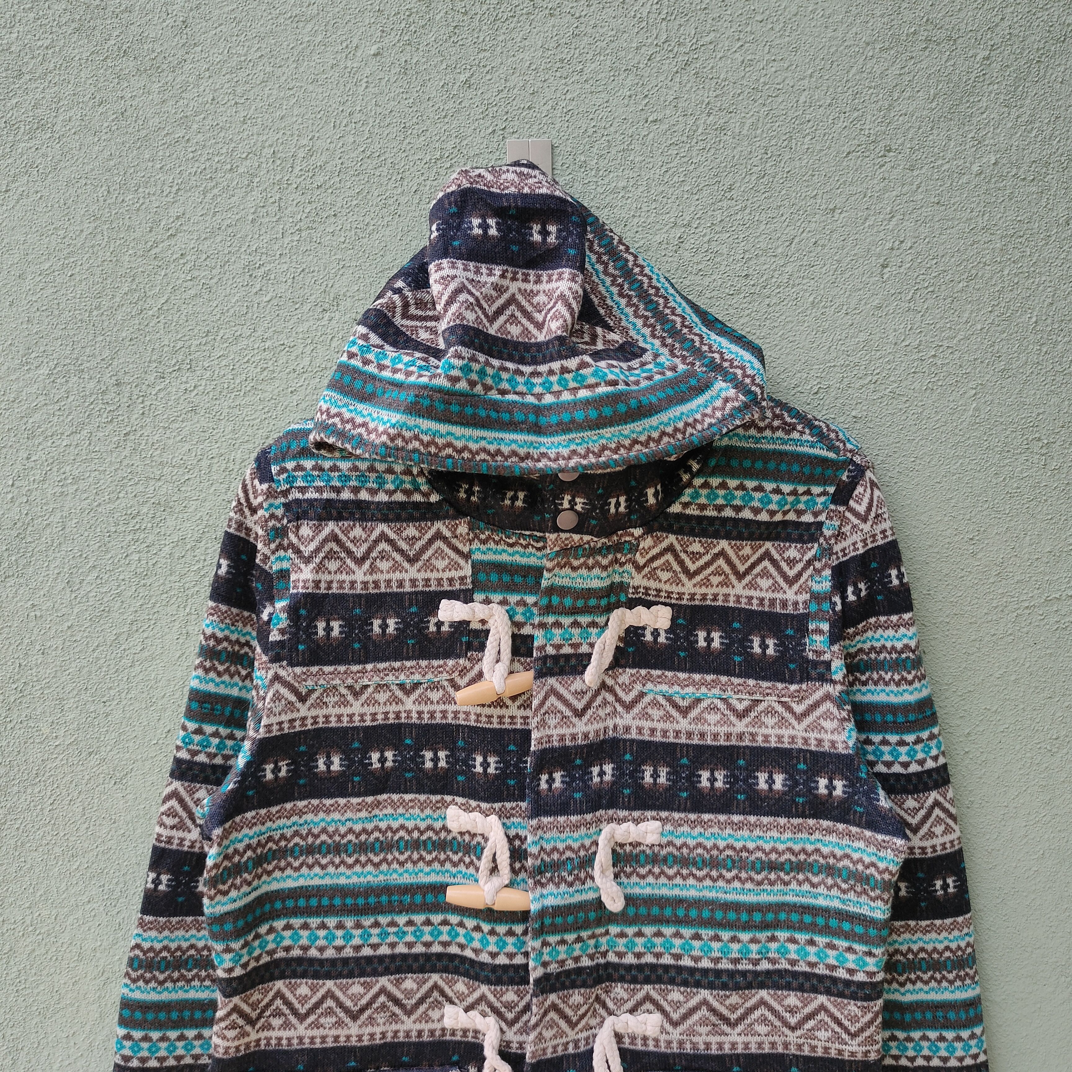 Japanese Brand Vintage Unbranded Zipper Ups Hoodie Nice design Jacket Size US M / EU 48-50 / 2 - 5 Thumbnail