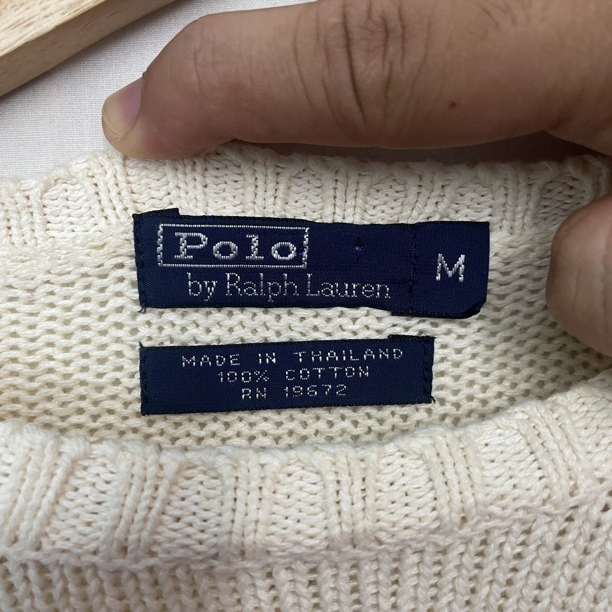 Polo Ralph Lauren Vintage POLO by RALPH LAURAN Plain Embroidery Logo Knitwear Size US S / EU 44-46 / 1 - 5 Thumbnail